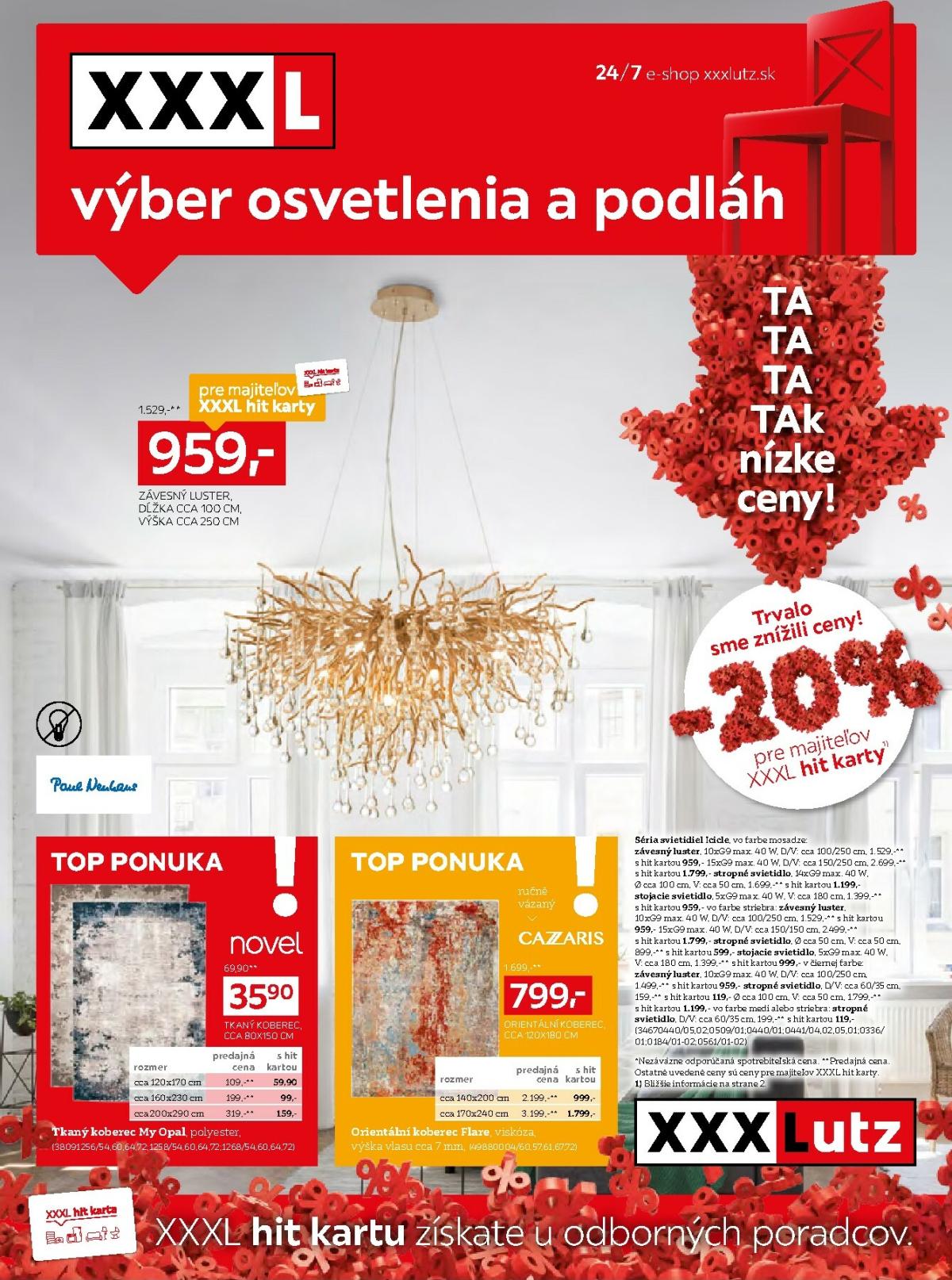 Leták XXXLutz - Výber osvetlenia a podláh platný od 27.10. do 23.11.