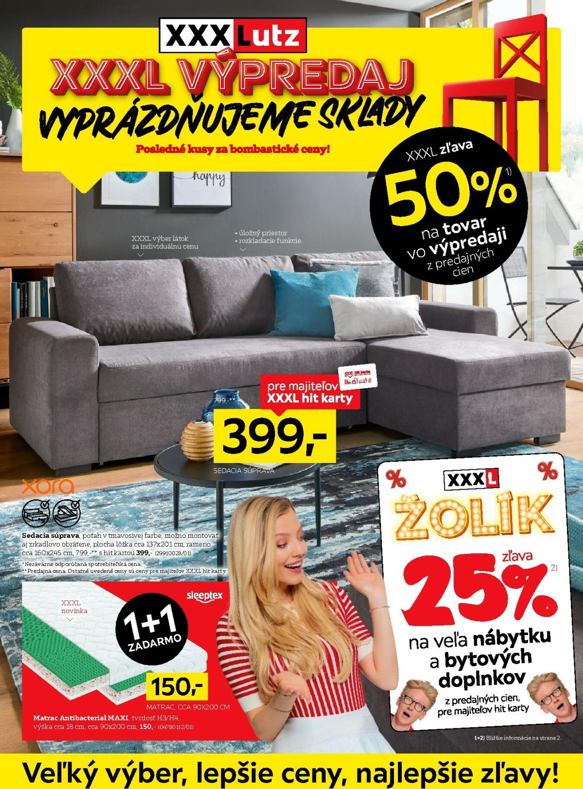 Leták XXXLutz platný od 27.12. do 11.01.