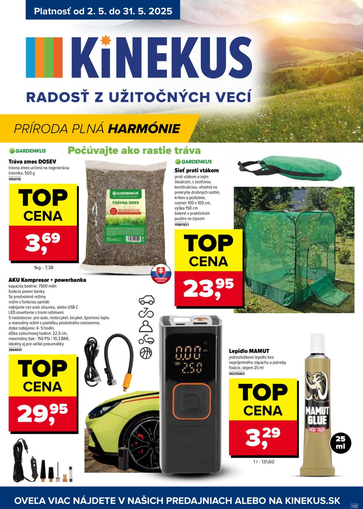 Kinekus leták platný od 02.05. - 31.05.