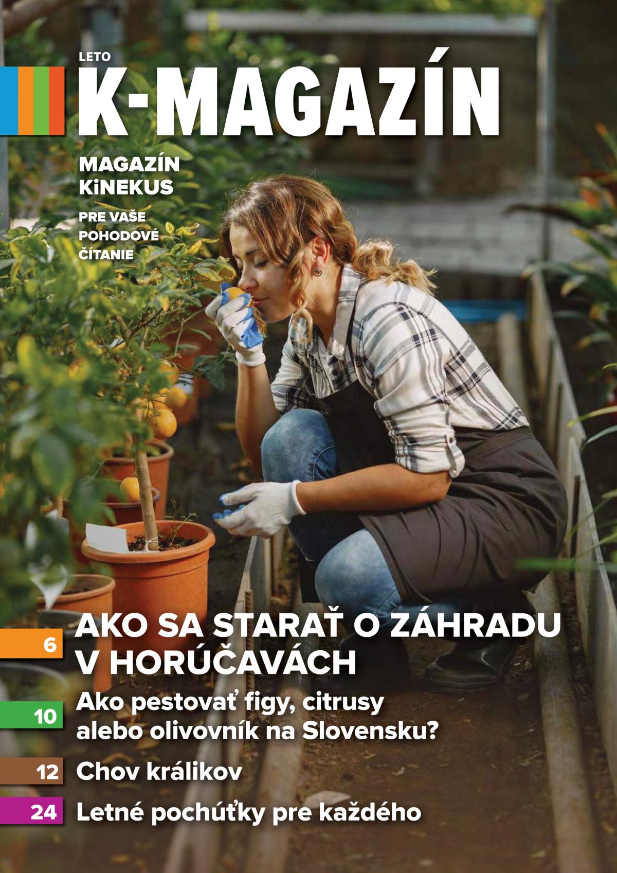 Leták Kinekus - K-magazín LETO 2025 platný od 11.06. do 31.08.