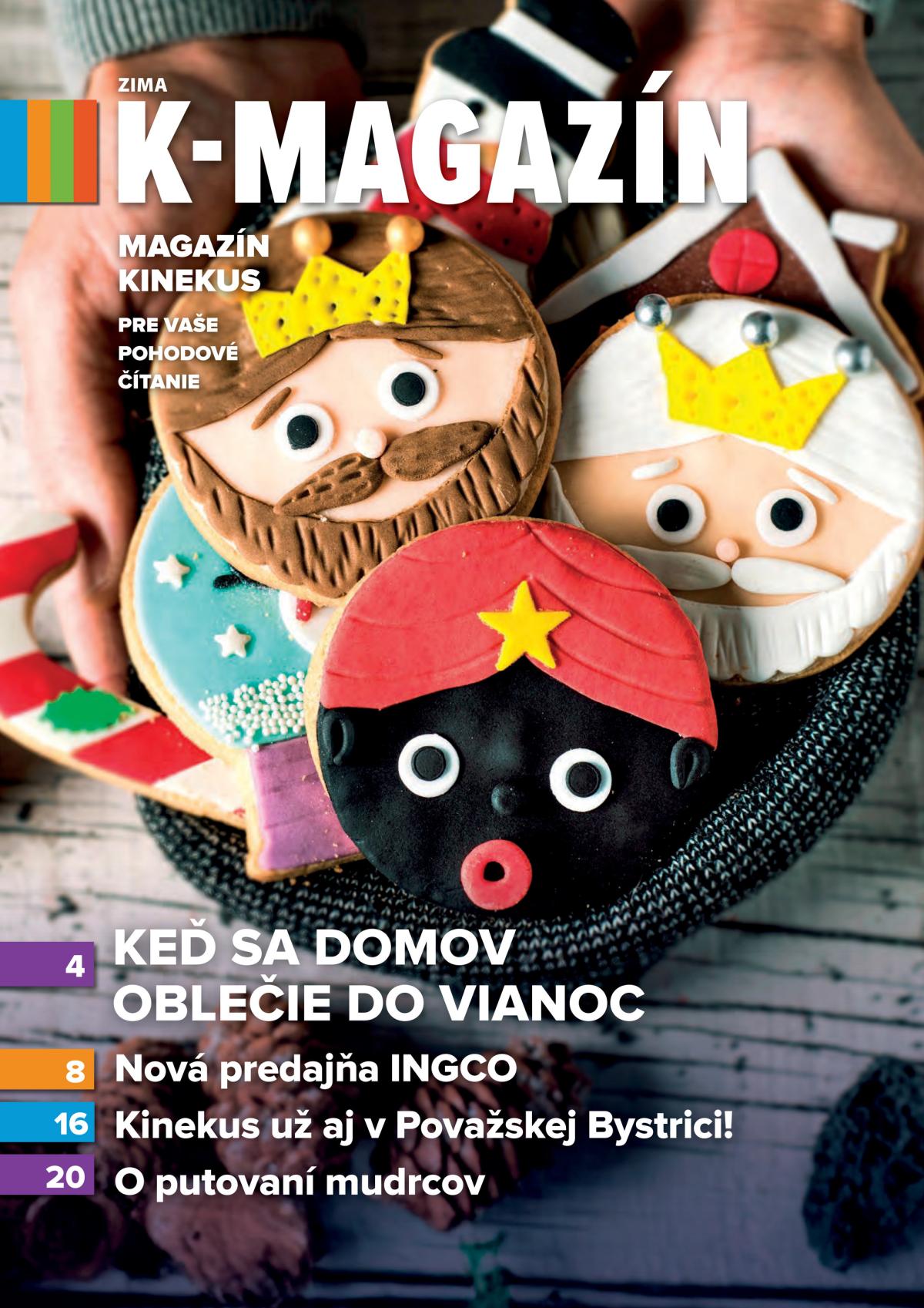 Leták Kinekus - K-Magazín Zima 2025 platný od 27.11. do 31.12.