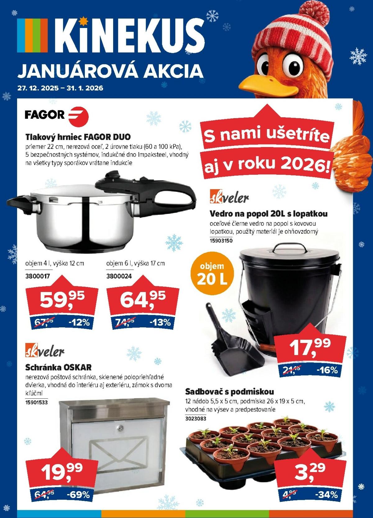 Leták Kinekus platný od 27.12. do 31.01.