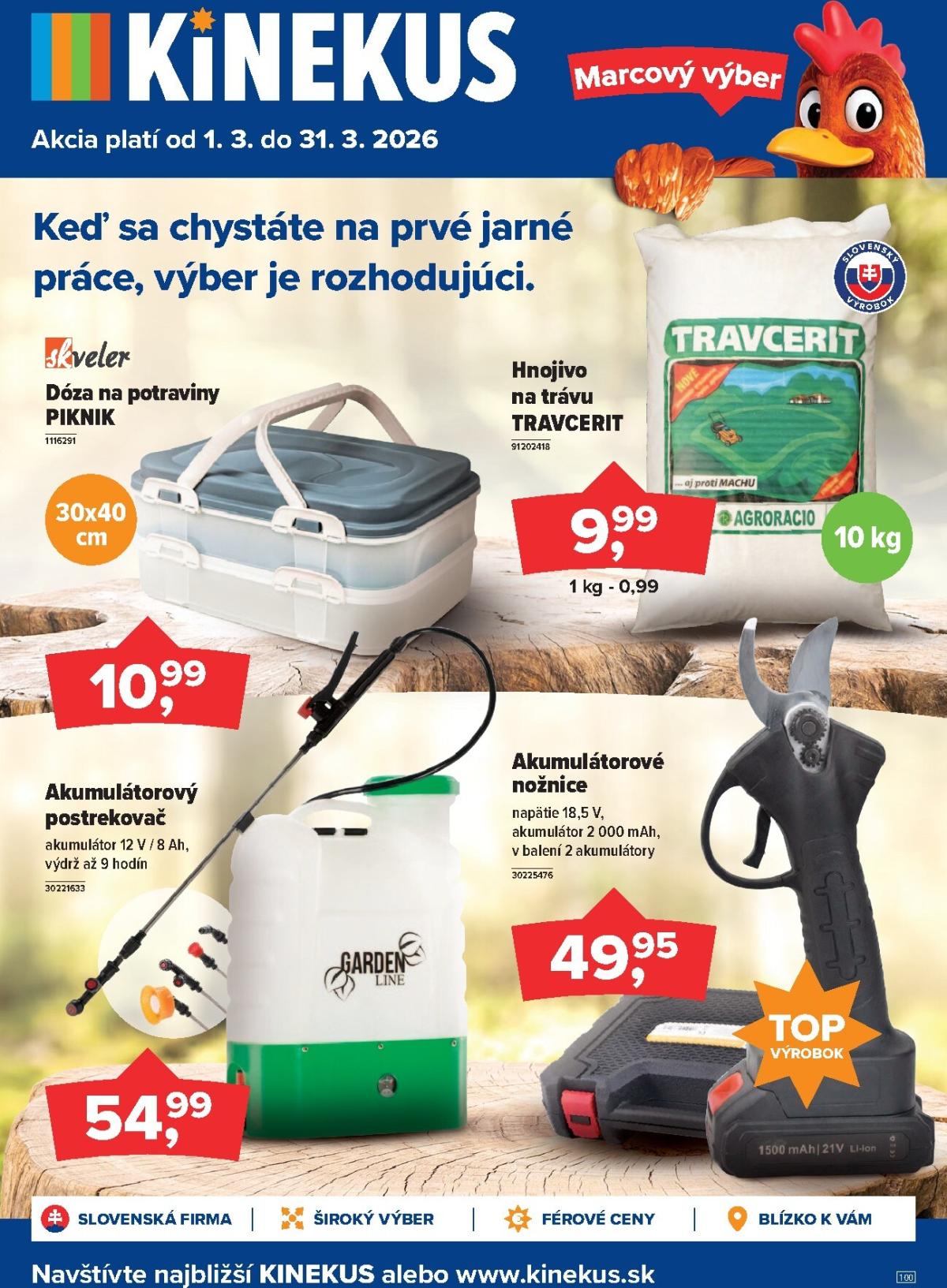 Leták Kinekus platný od 01.03.2026 do 31.03.2026