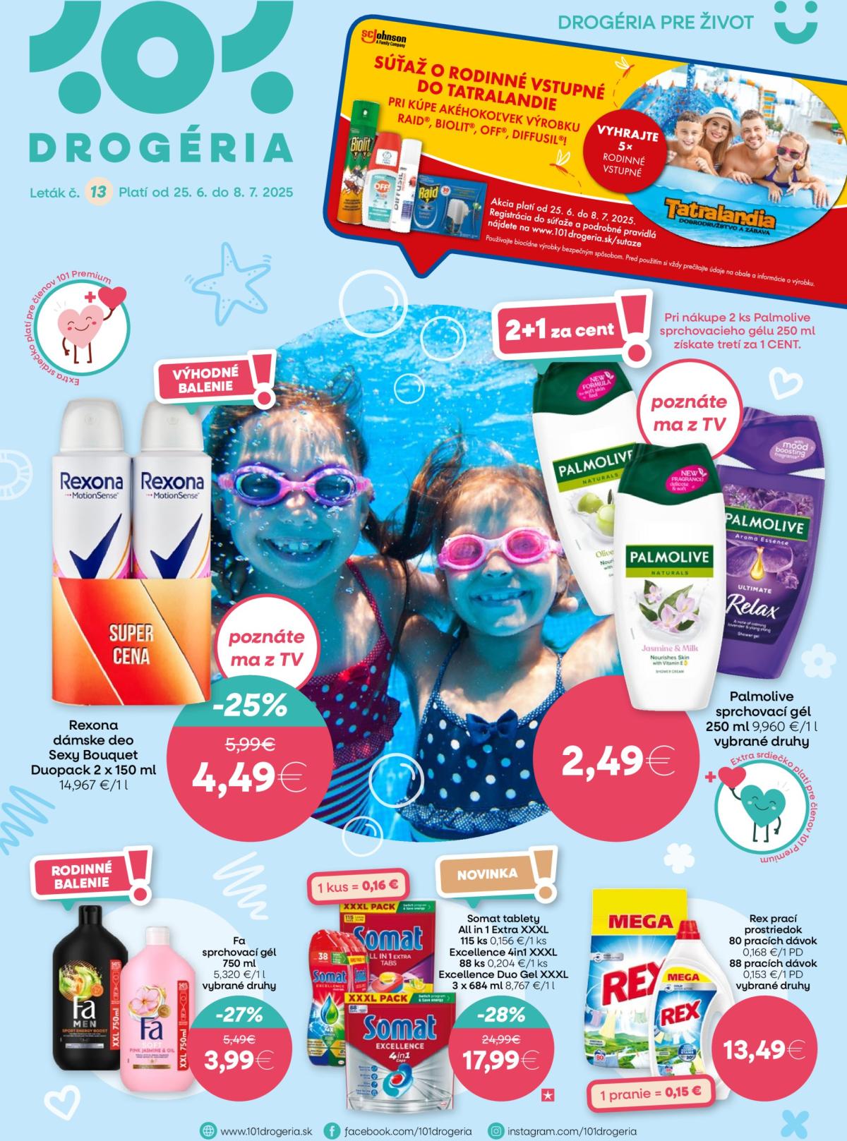 Leták 101 Drogerie platný od 25.06. do 08.07.