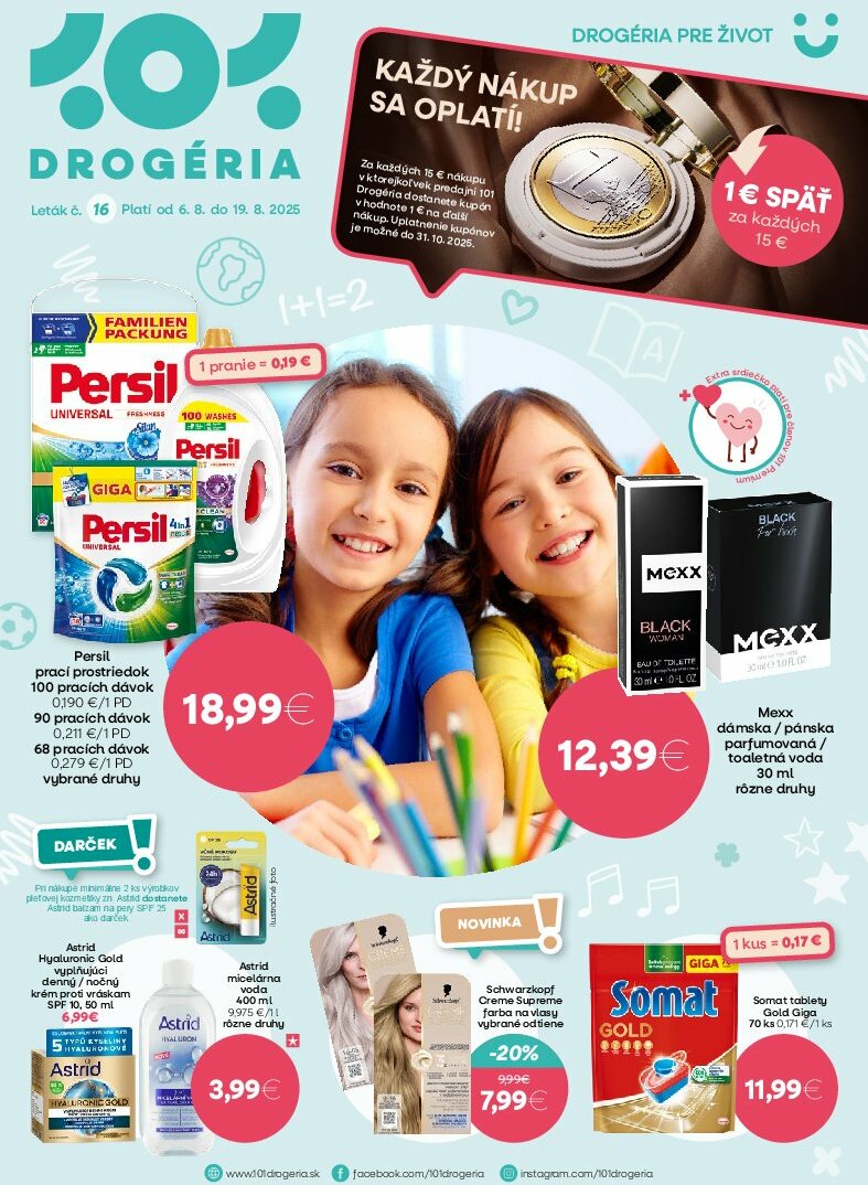 Leták 101 Drogerie platný od 06.08. do 19.08.