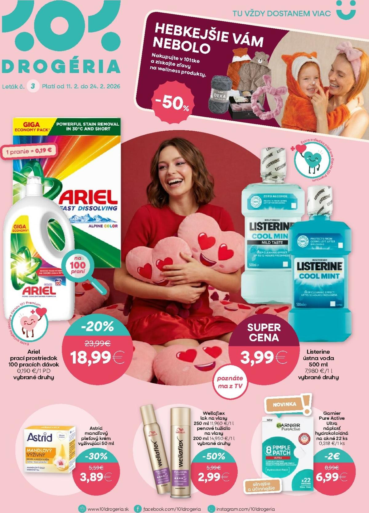 Leták 101 Drogerie platný od 11.02.2026 do 24.02.2026