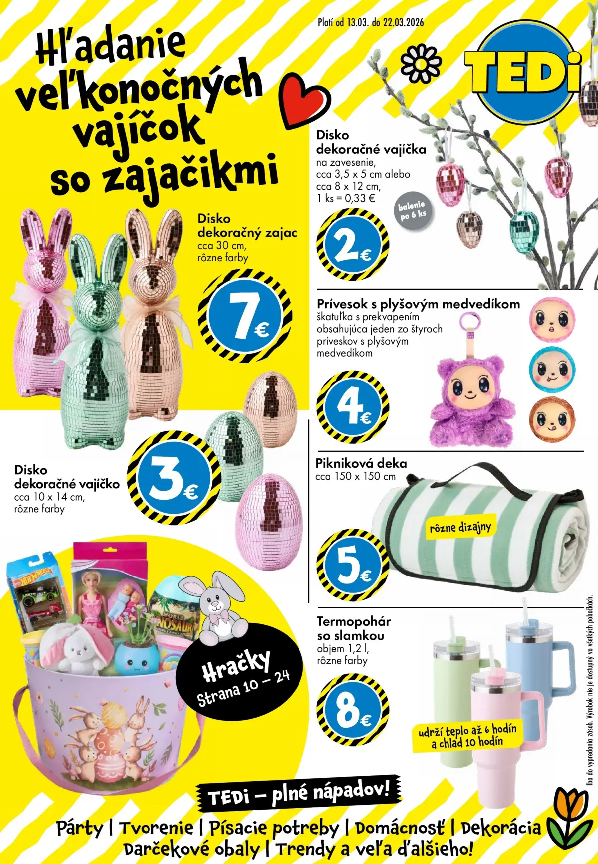 Leták TEDi - Plné nápadov platný od 13.03.2026 do 22.03.2026
