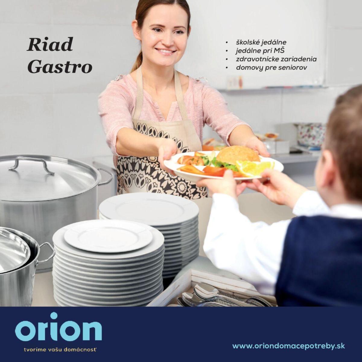 Orion Riad Gastro od štvrtka 28.12.2023