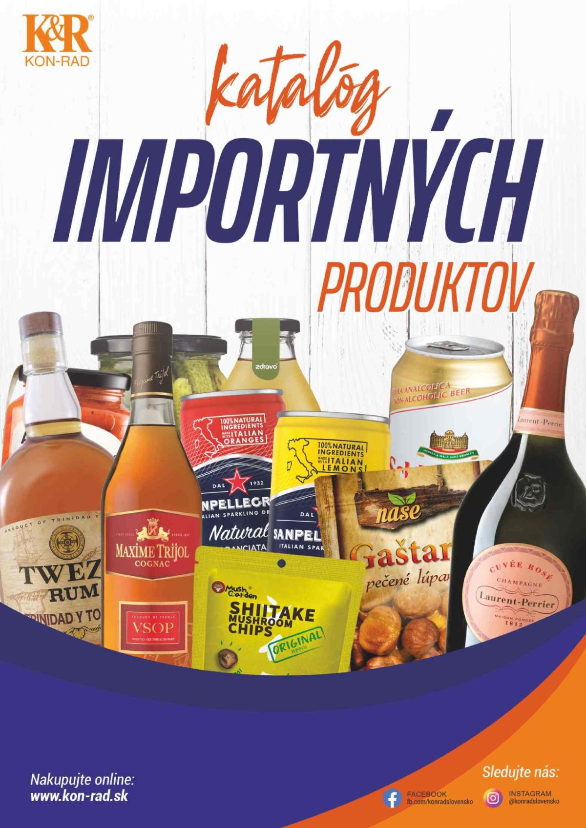 KON - RAD - Katalóg importných produktov leták platný od 01.05. - 31.12.