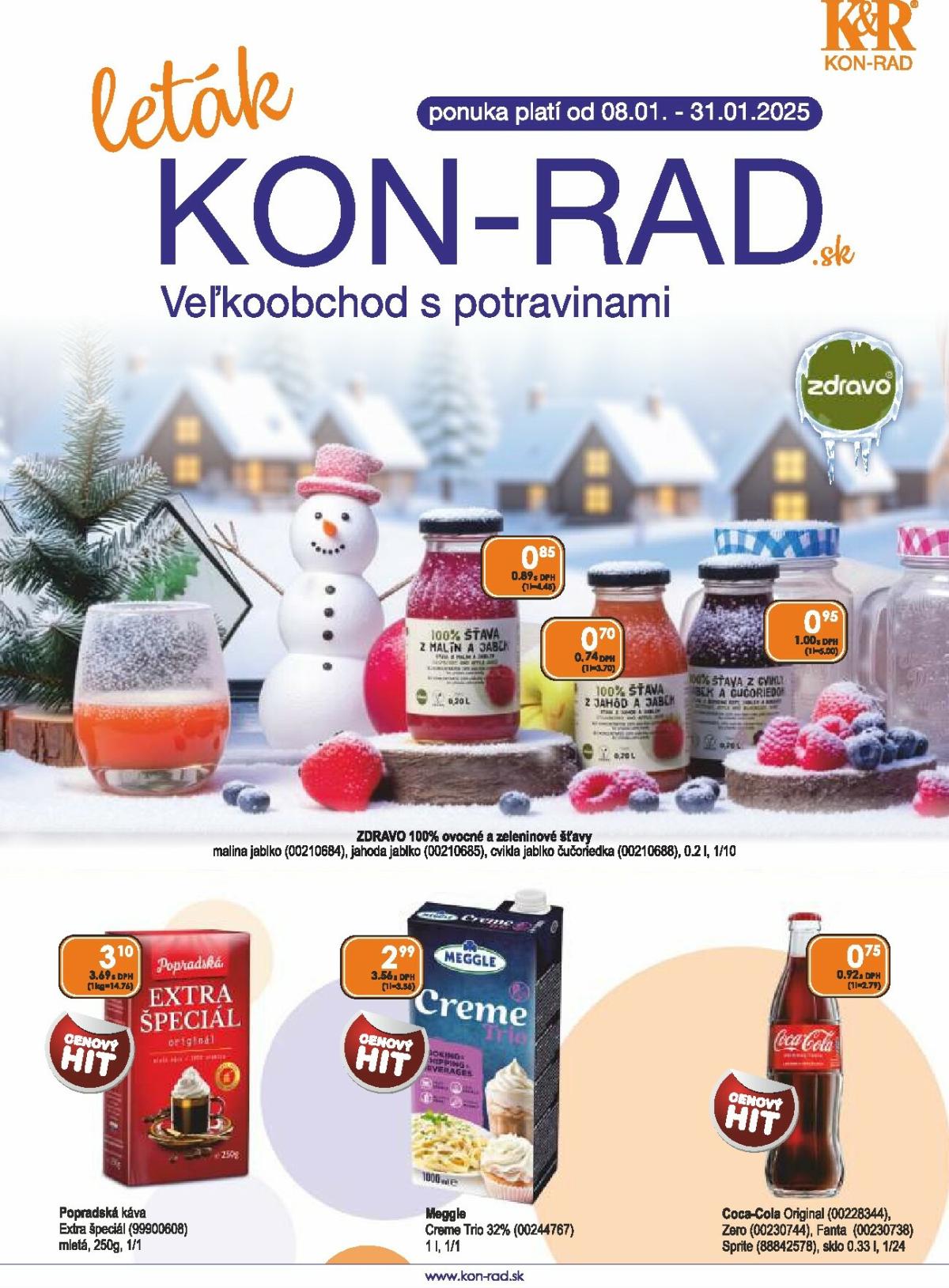 Leták KON - RAD platný od 08.01. do 31.01.