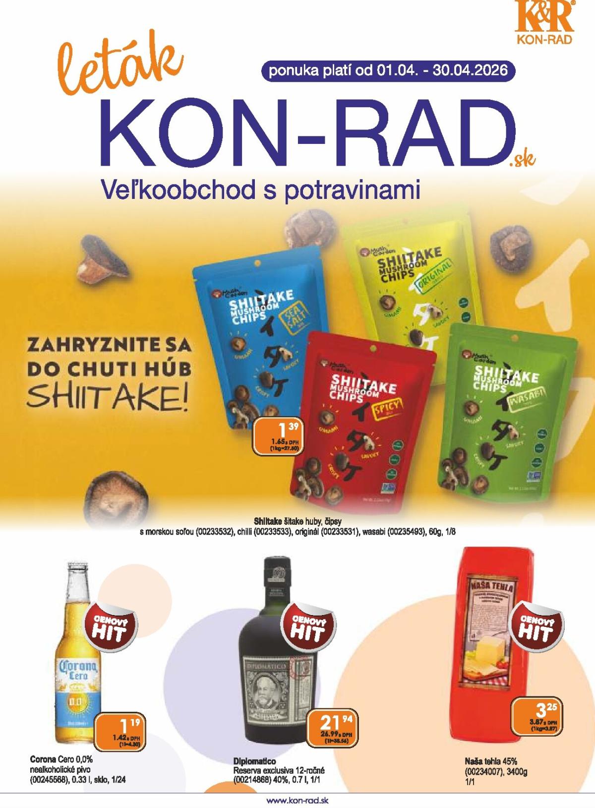 Leták KON - RAD platný od 01.04.2026 do 30.04.2026