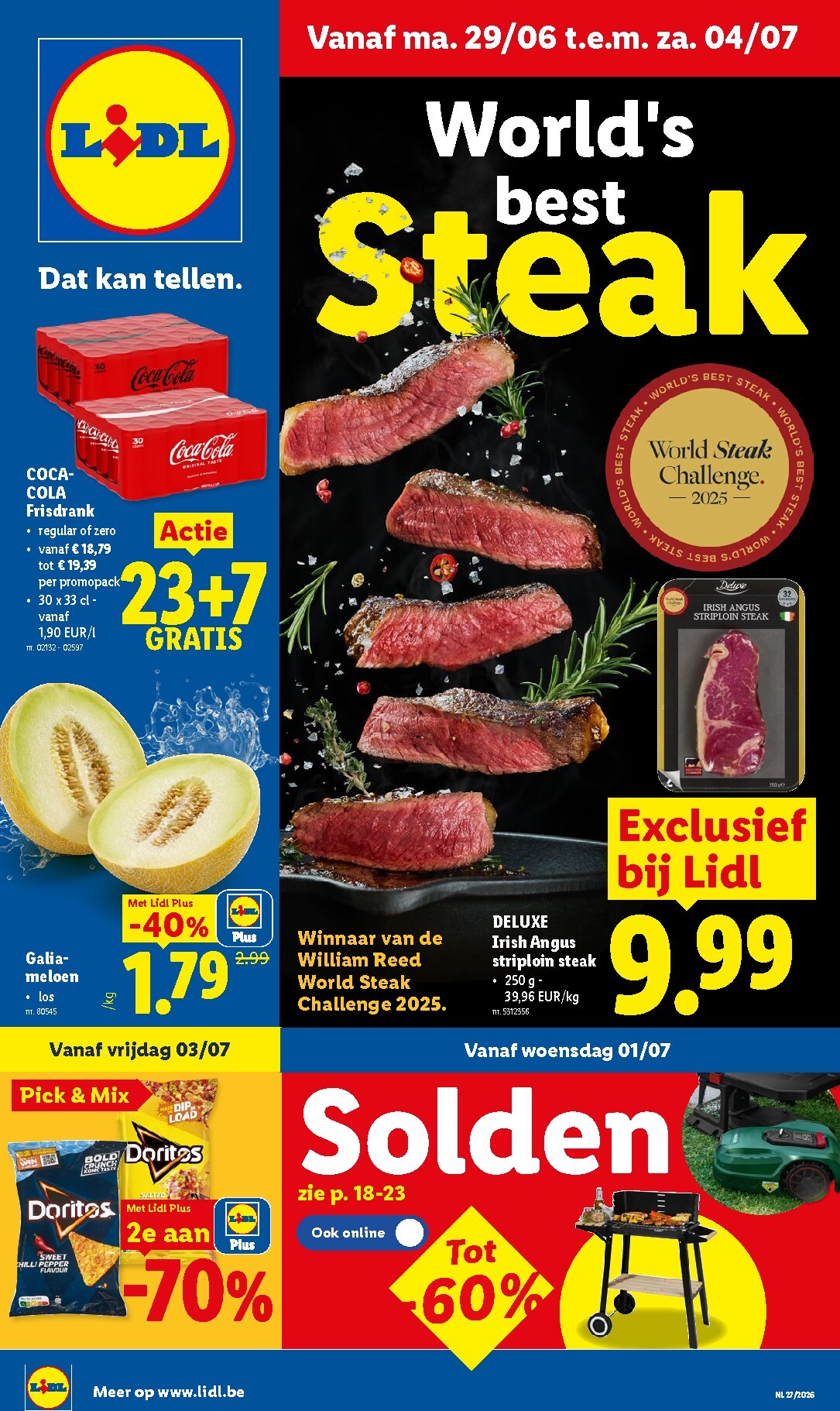 Lidl - FOLDER folder voor volgende week van maandag 29/06/2026 tot zaterdag 04/07/2026