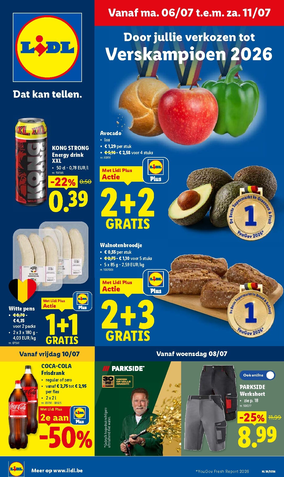 Lidl - FOLDER folder voor volgende week van maandag 06/07/2026 tot zaterdag 11/07/2026