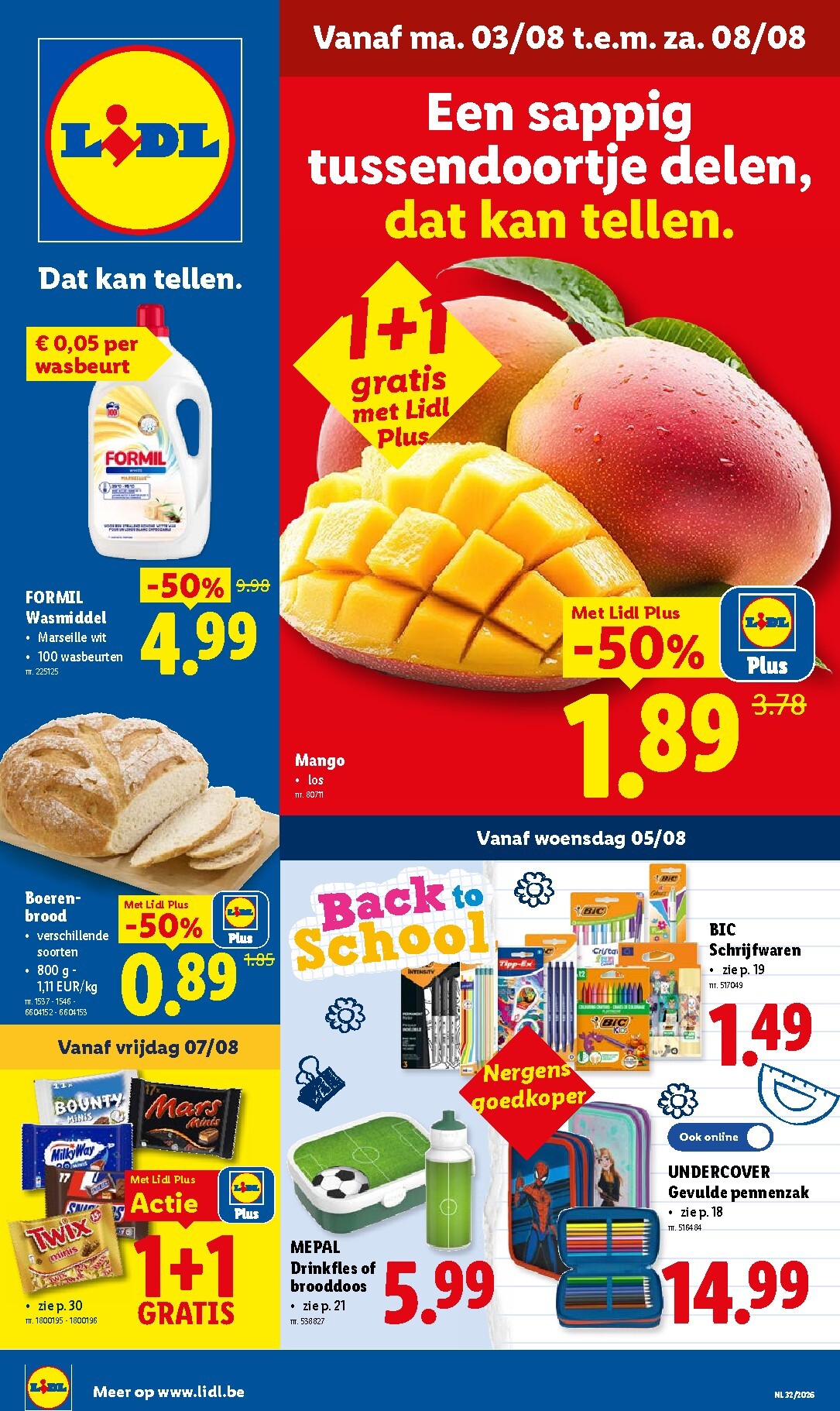 Lidl folder voor volgende week van maandag 03/08/2026 tot zaterdag 08/08/2026
