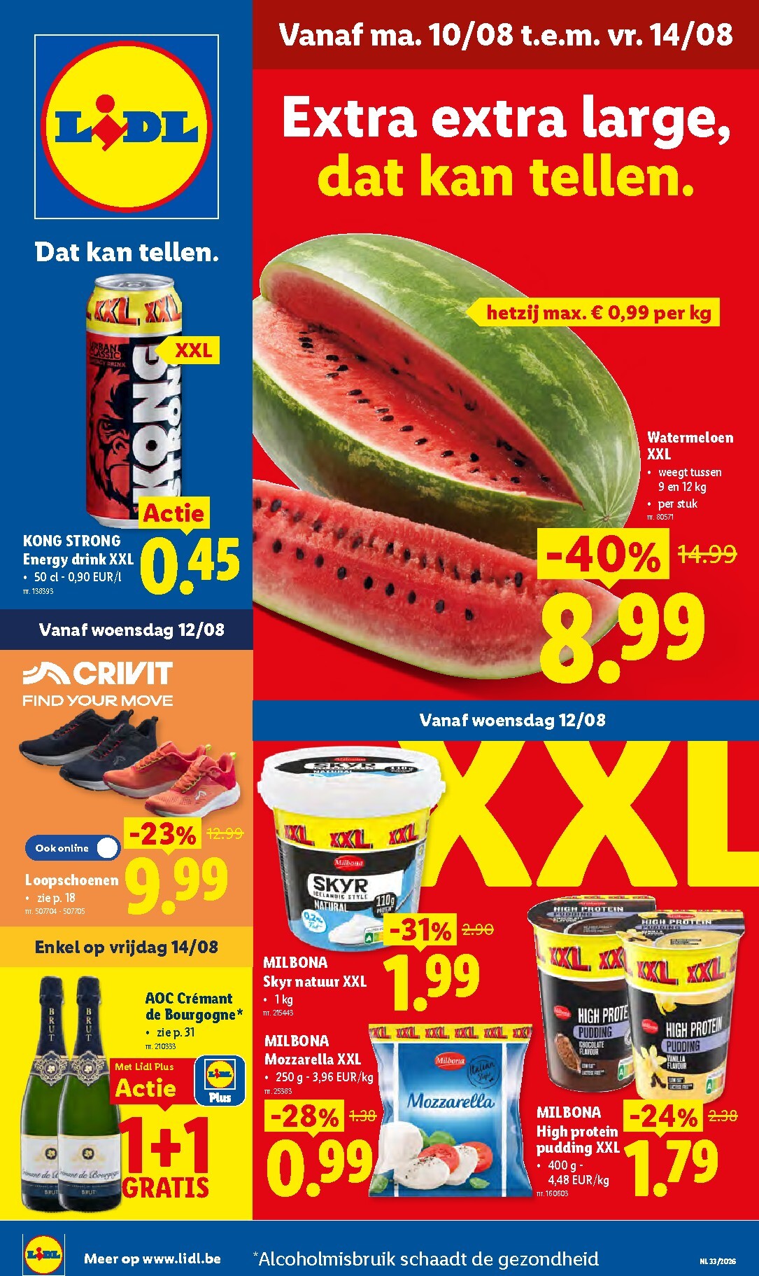 Lidl folder voor volgende week van maandag 10/08/2026 tot vrijdag 14/08/2026