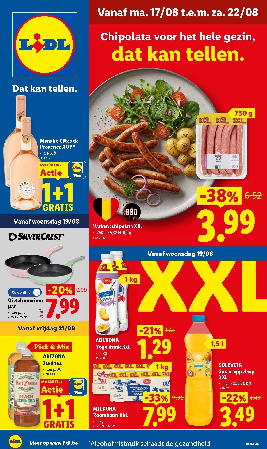 Lidl folder voor volgende week van maandag 17/08/2026 tot zaterdag 22/08/2026