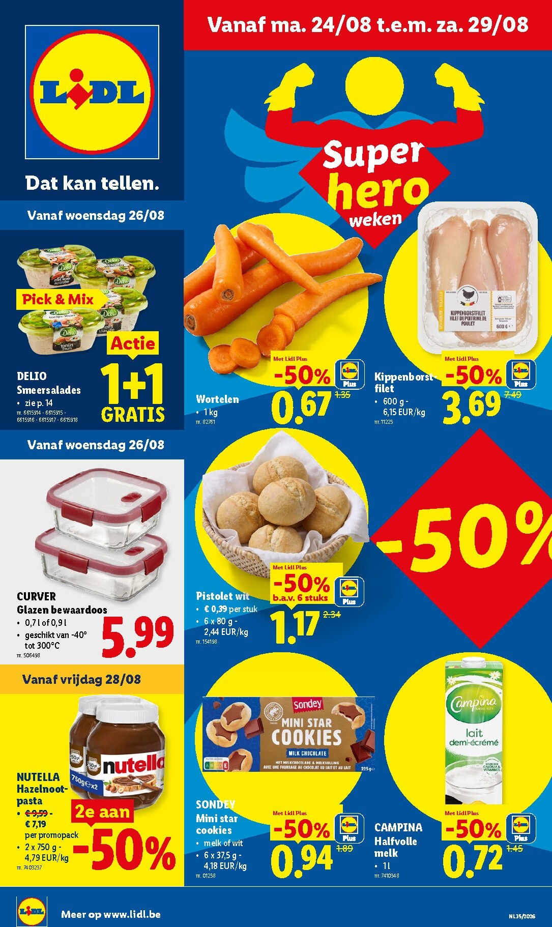 Lidl folder voor volgende week van maandag 24/08/2026 tot zaterdag 29/08/2026