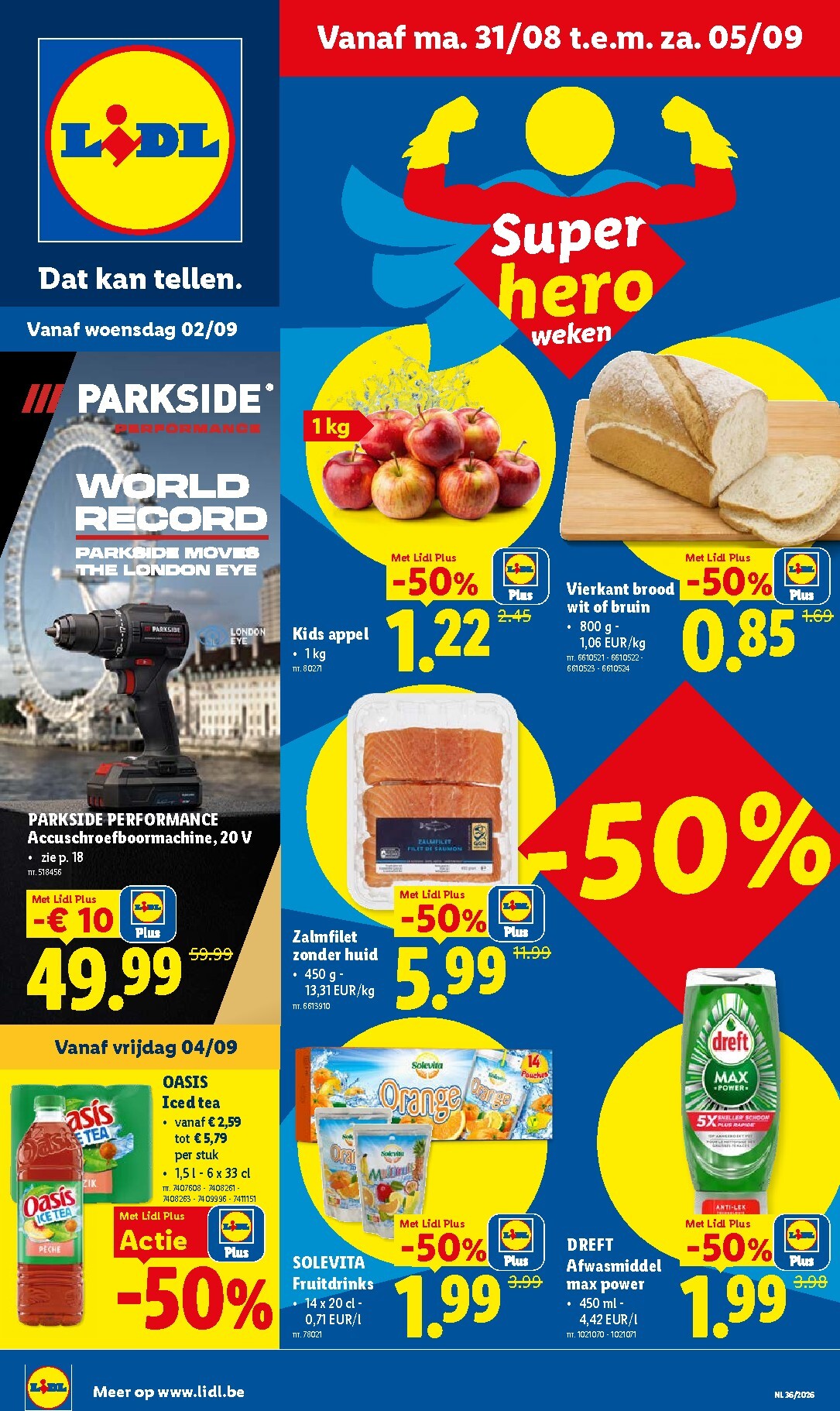 Lidl folder voor volgende week van maandag 31/08/2026 tot zaterdag 05/09/2026