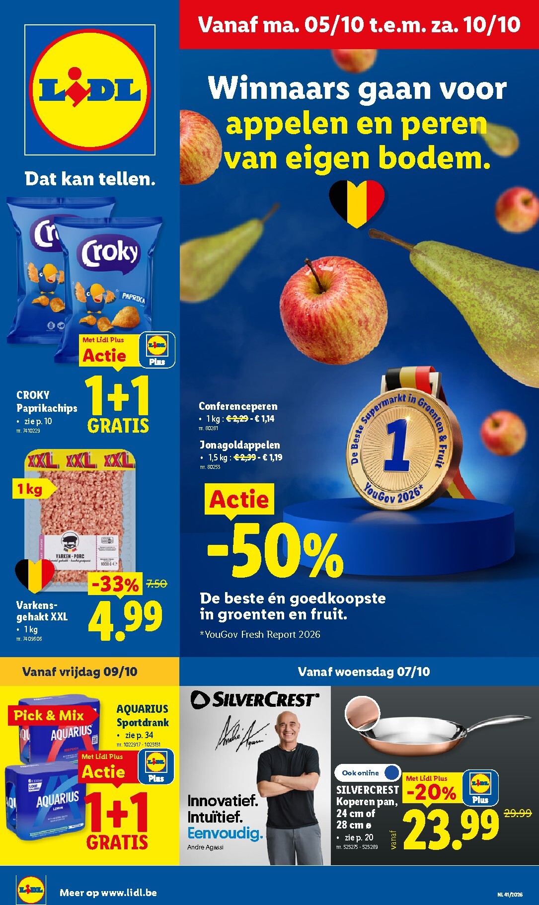 Lidl folder voor volgende week van maandag 05/10/2026 tot zaterdag 10/10/2026