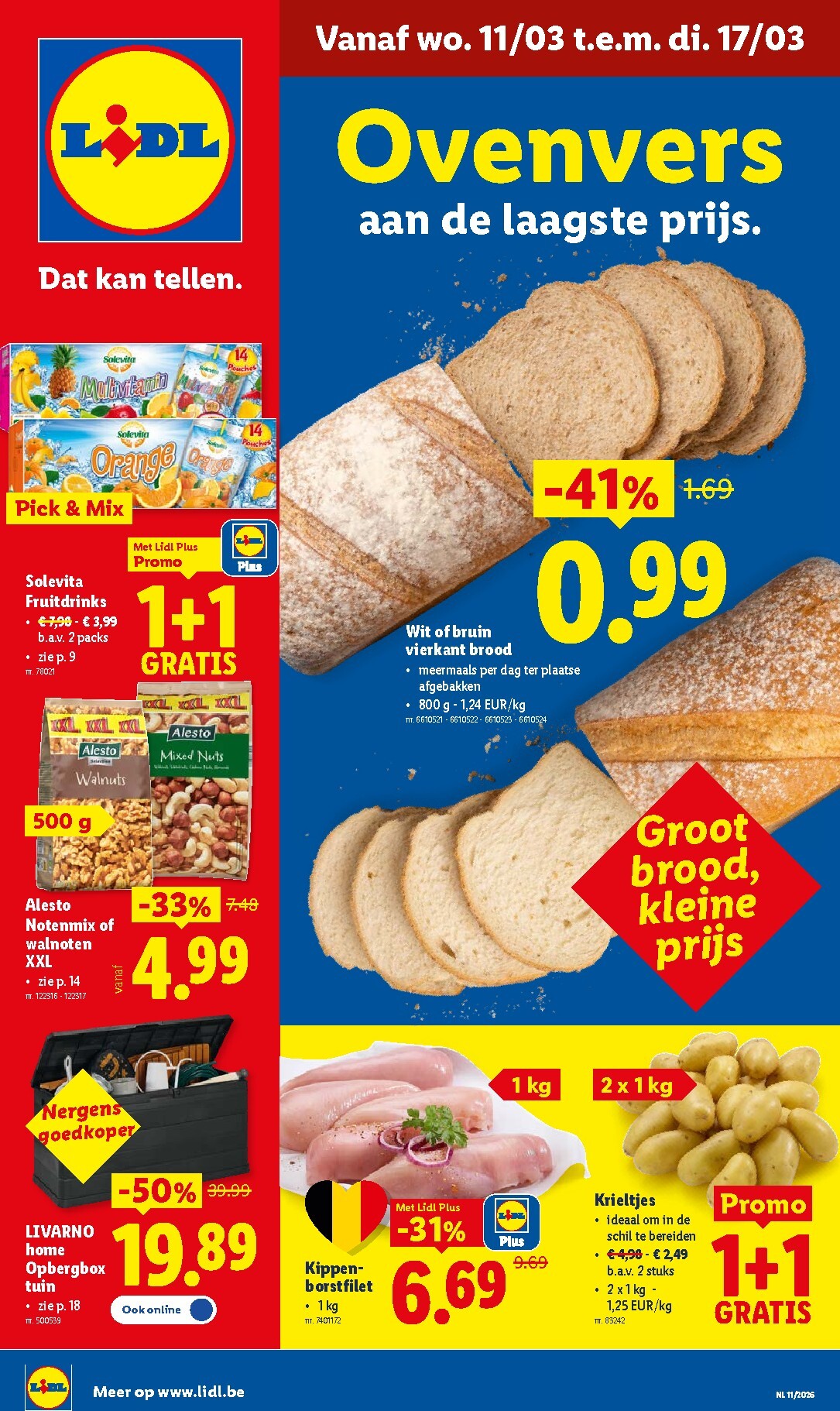 De Lidl folder geldig vanaf 11/03/2026 t/m 17/03/2026