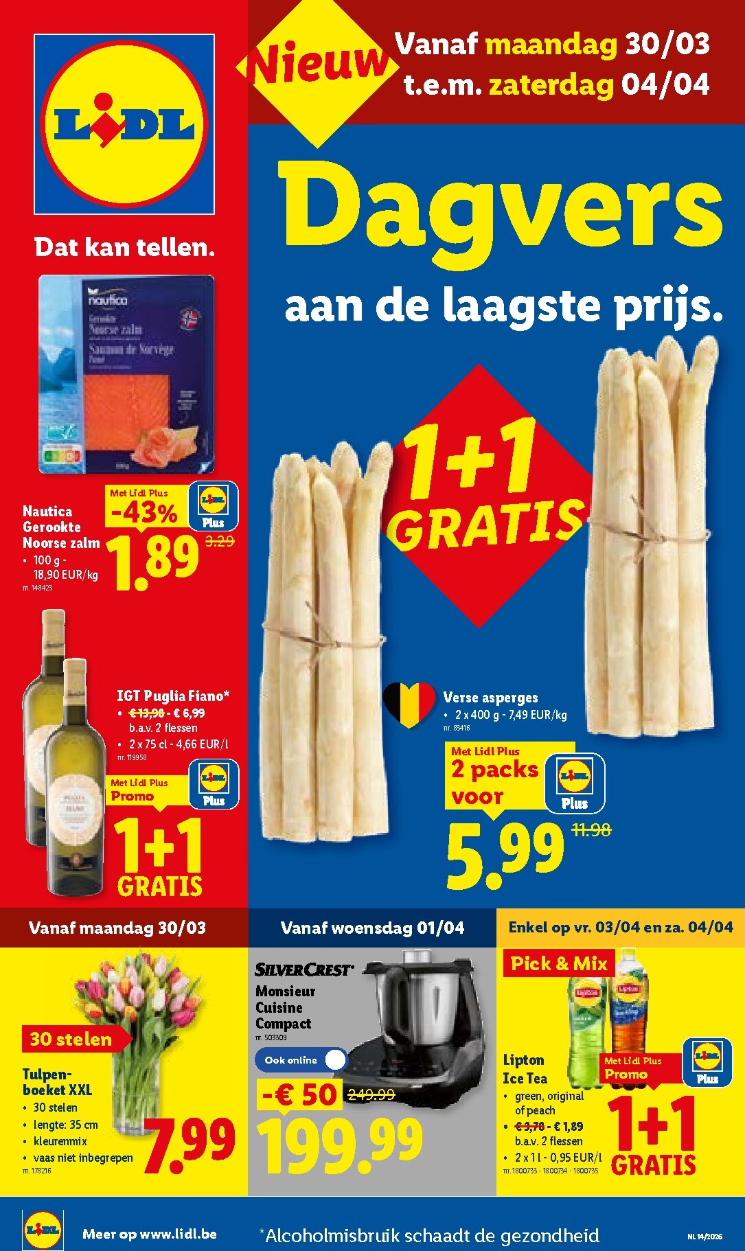 De Lidl folder geldig vanaf 30/03/2026 t/m 04/04/2026