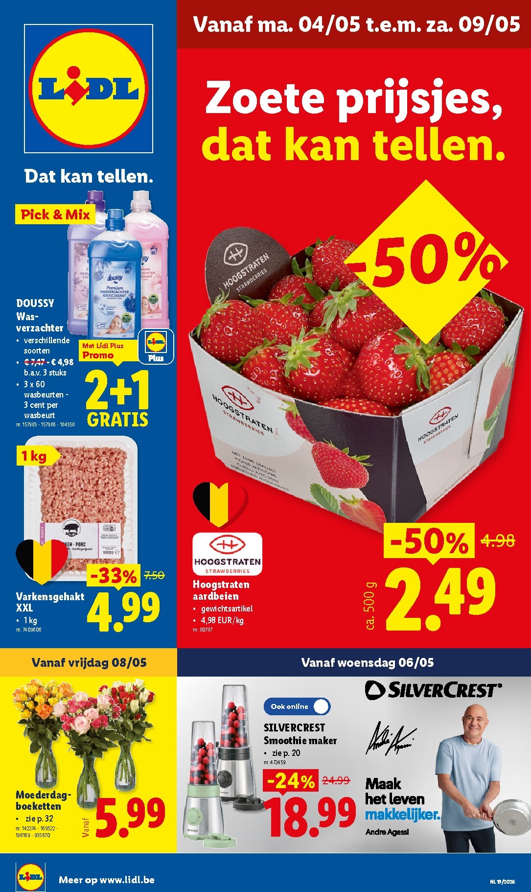 Lidl folder voor volgende week van maandag 04/05/2026 tot zaterdag 09/05/2026