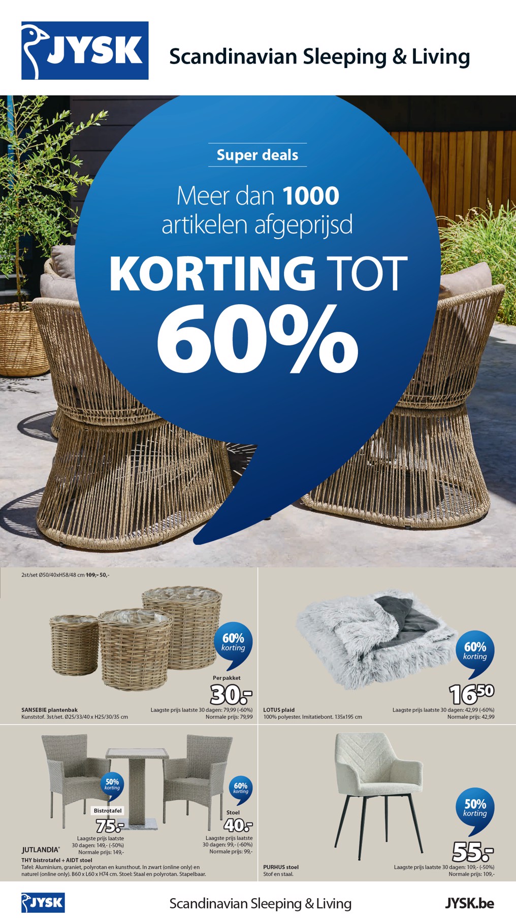 De JYSK folder geldig vanaf 02/04/2026 t/m 01/05/2026