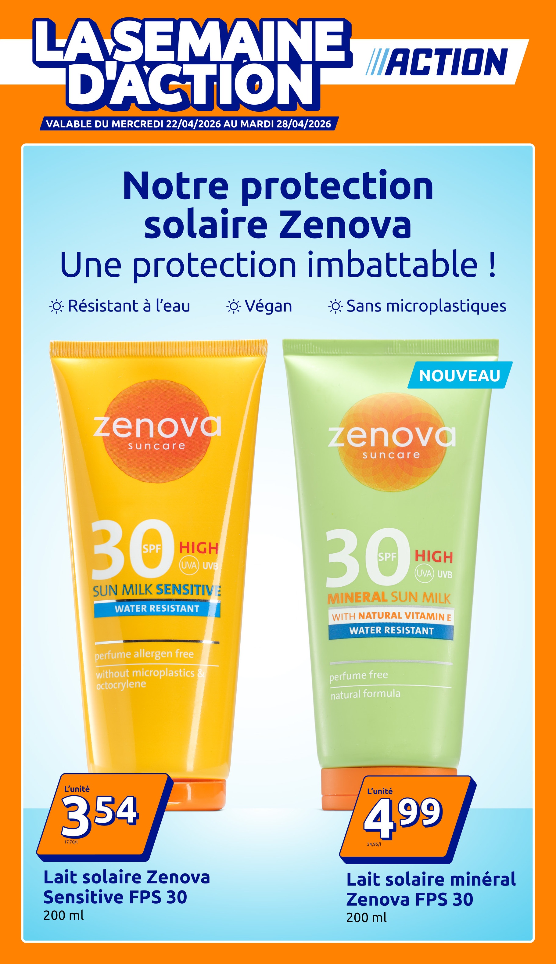 Toekomstige Action folder geldig van woensdag 22/04/2026 tot dinsdag 28/04/2026