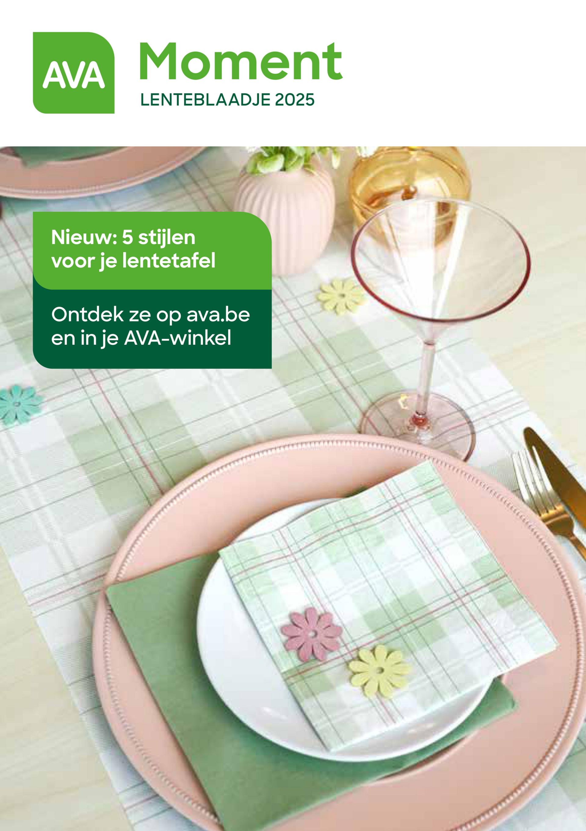 Ava - Assortiment folder geldig vanaf 10/07 - 31/12