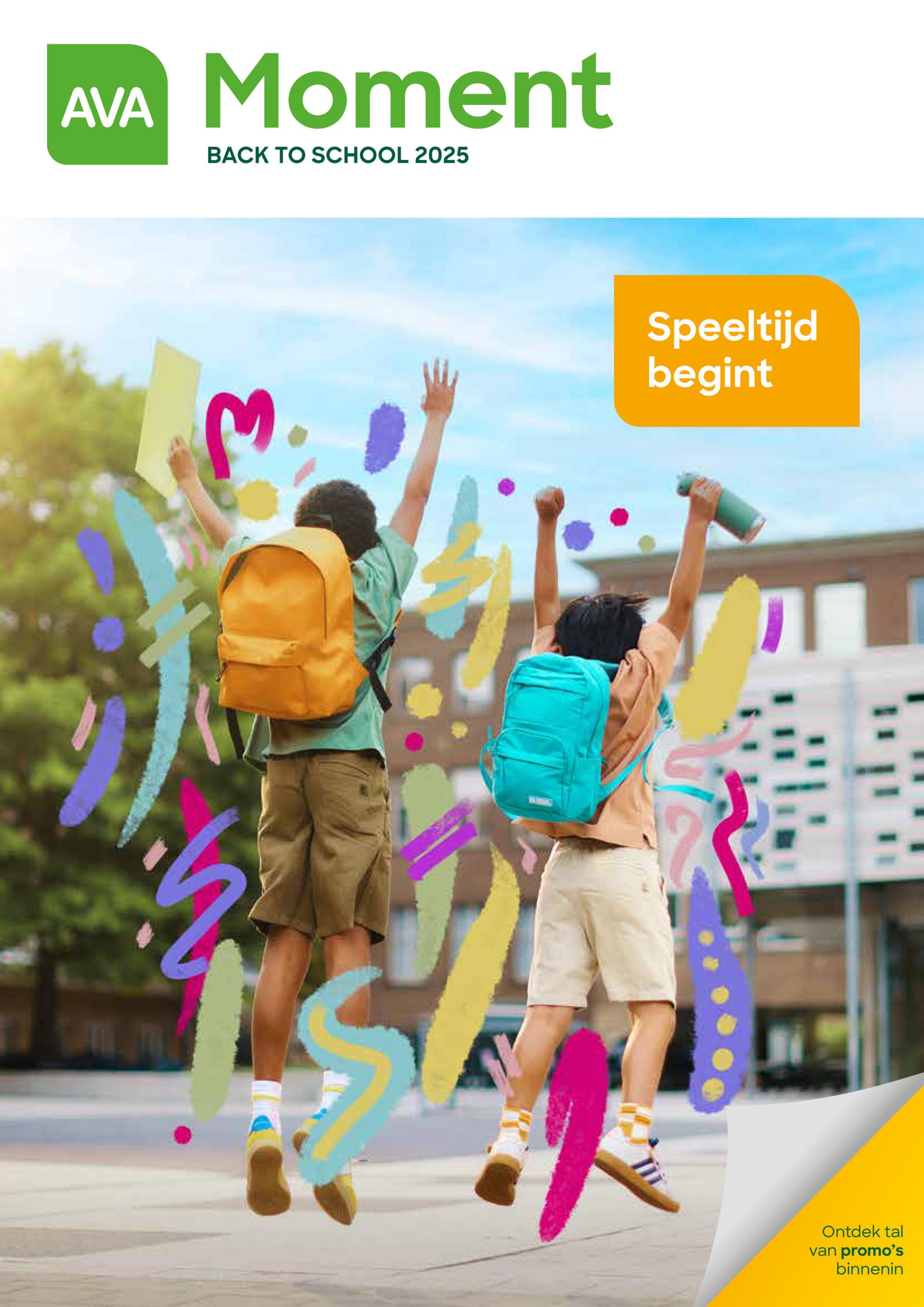 Ava - Back to School folder geldig vanaf 31/07 - 30/09