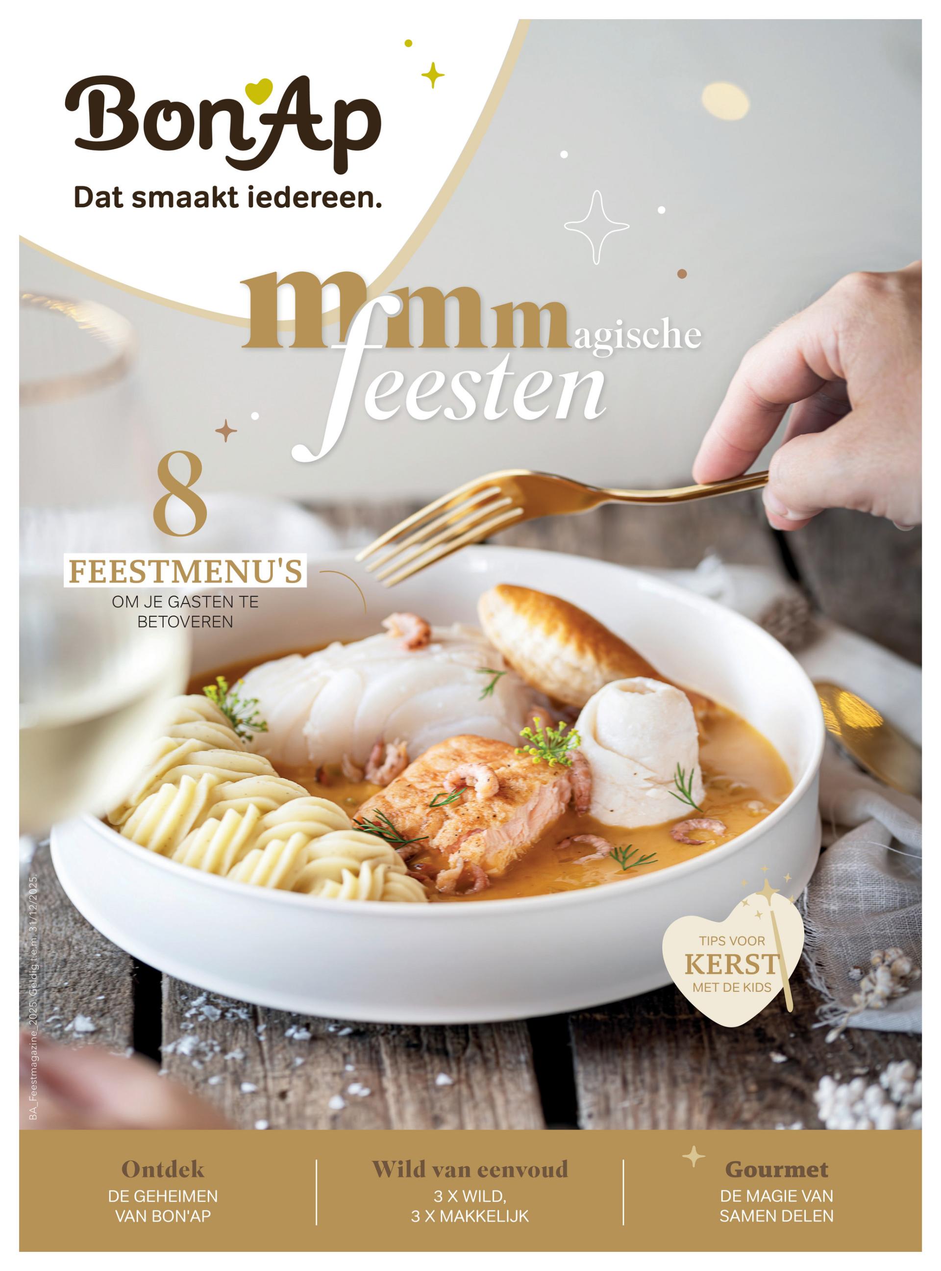 De Bon Ap - Feestmagazine folder geldig vanaf 11/11 t/m 31/12