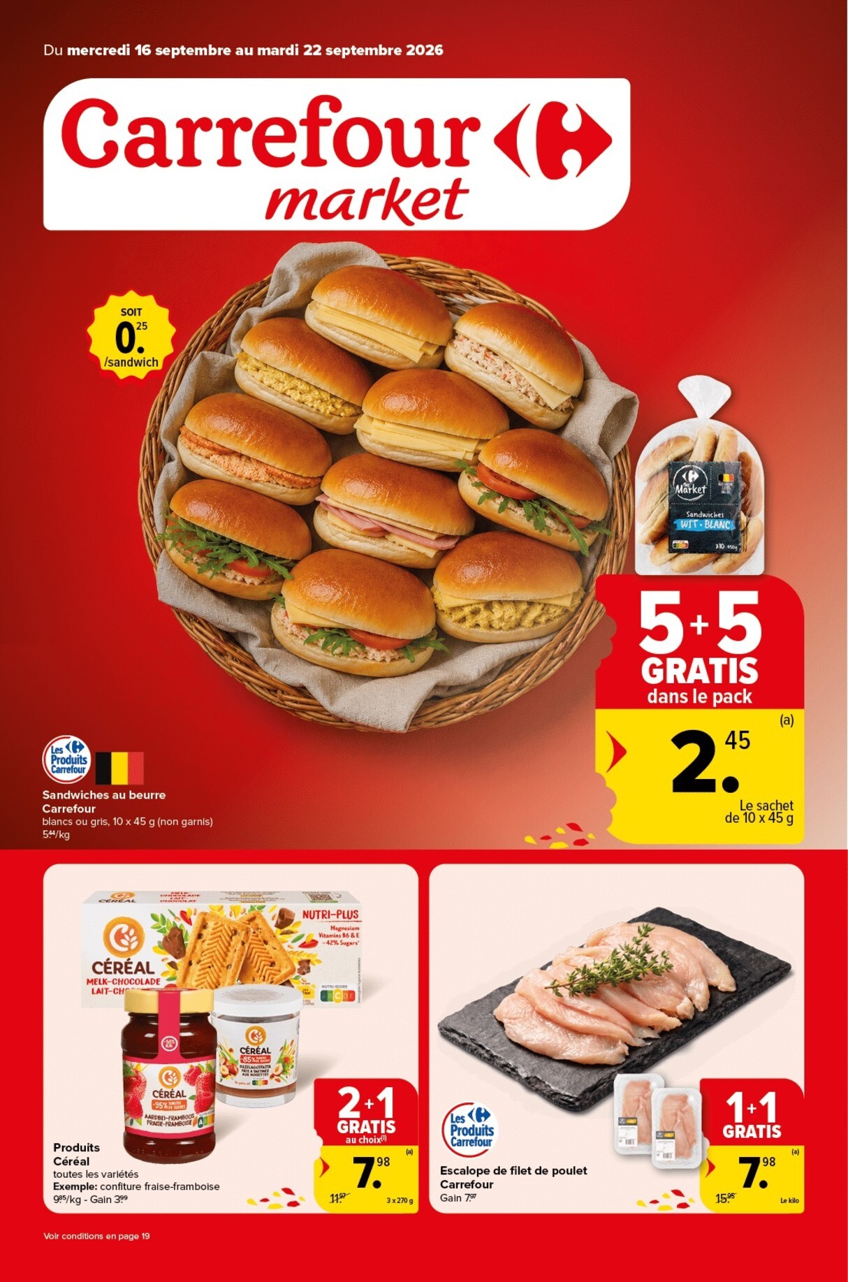 Toekomstige Carrefour Market folder geldig van woensdag 16/09/2026 tot dinsdag 22/09/2026