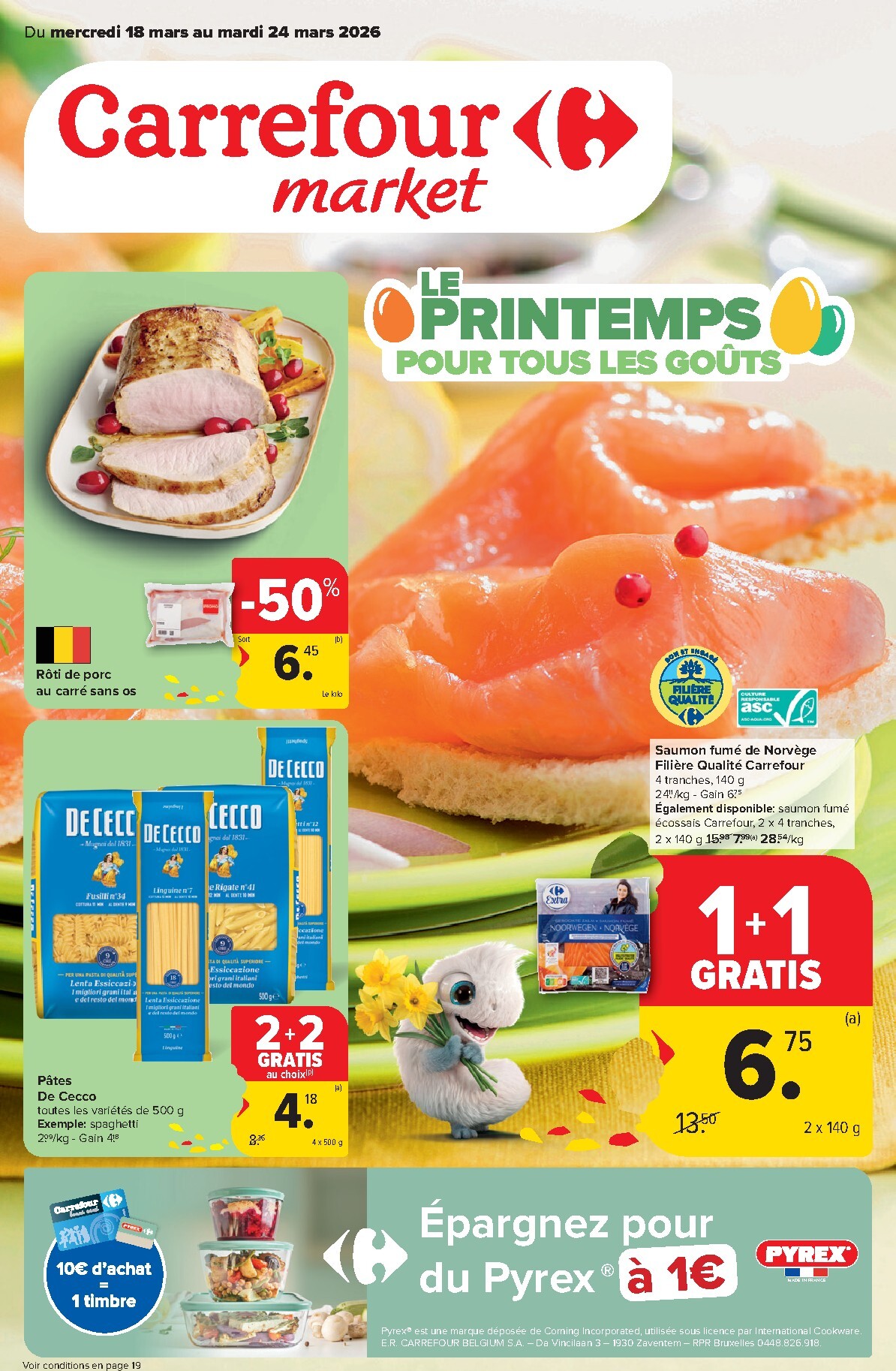 De Carrefour Market folder geldig vanaf 18/03/2026 t/m 24/03/2026