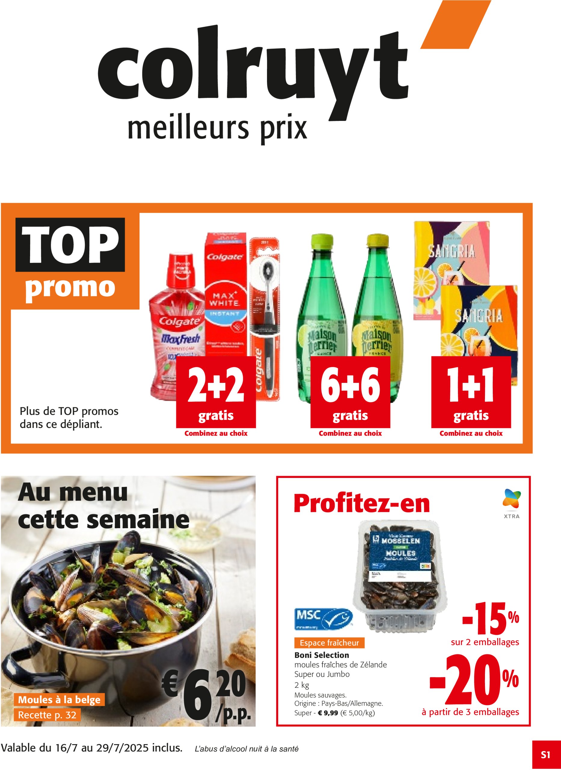 Colruyt folder geldig vanaf 16/07 - 29/07