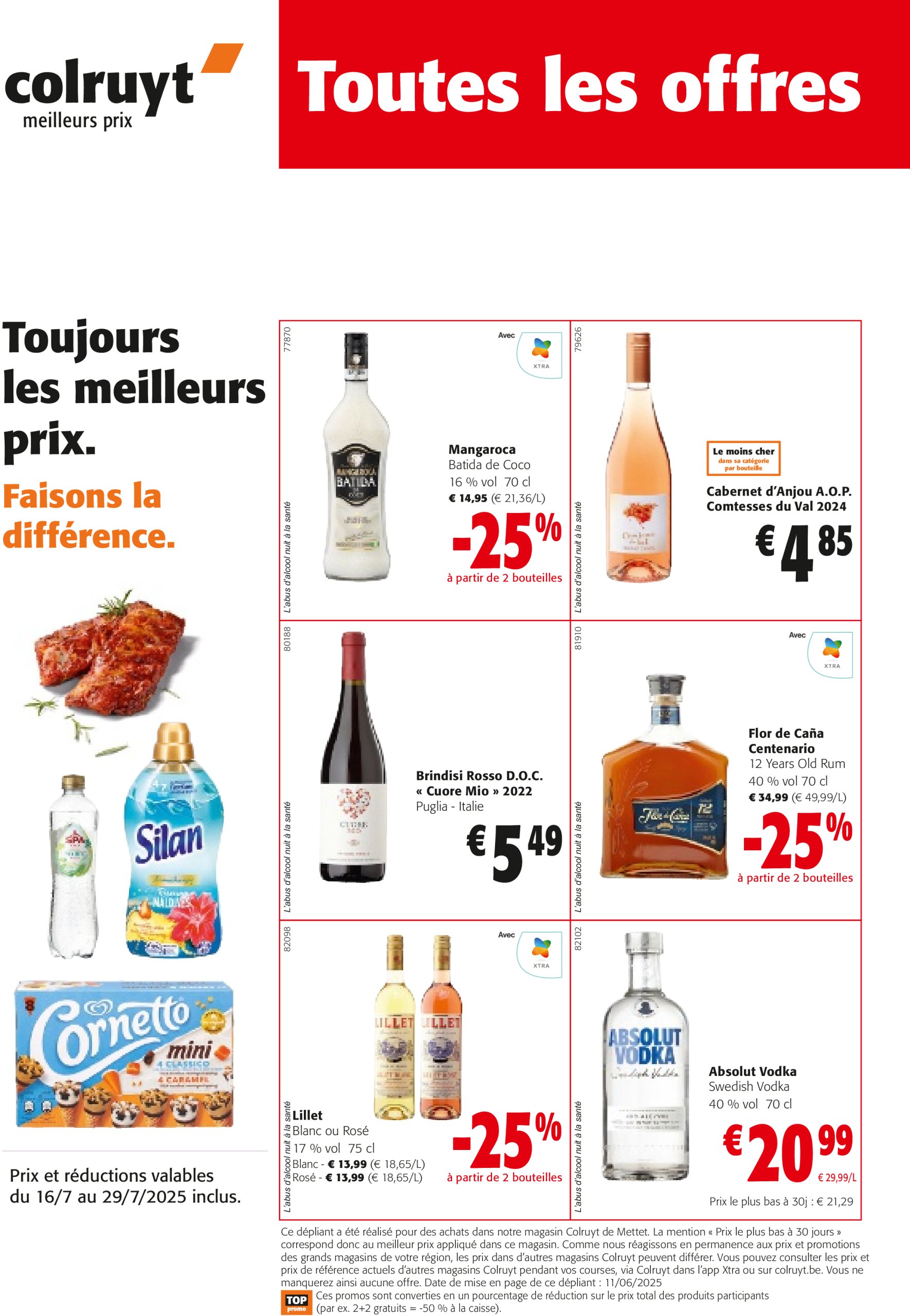 Colruyt - Toutes les offres folder geldig vanaf 16/07 - 29/07