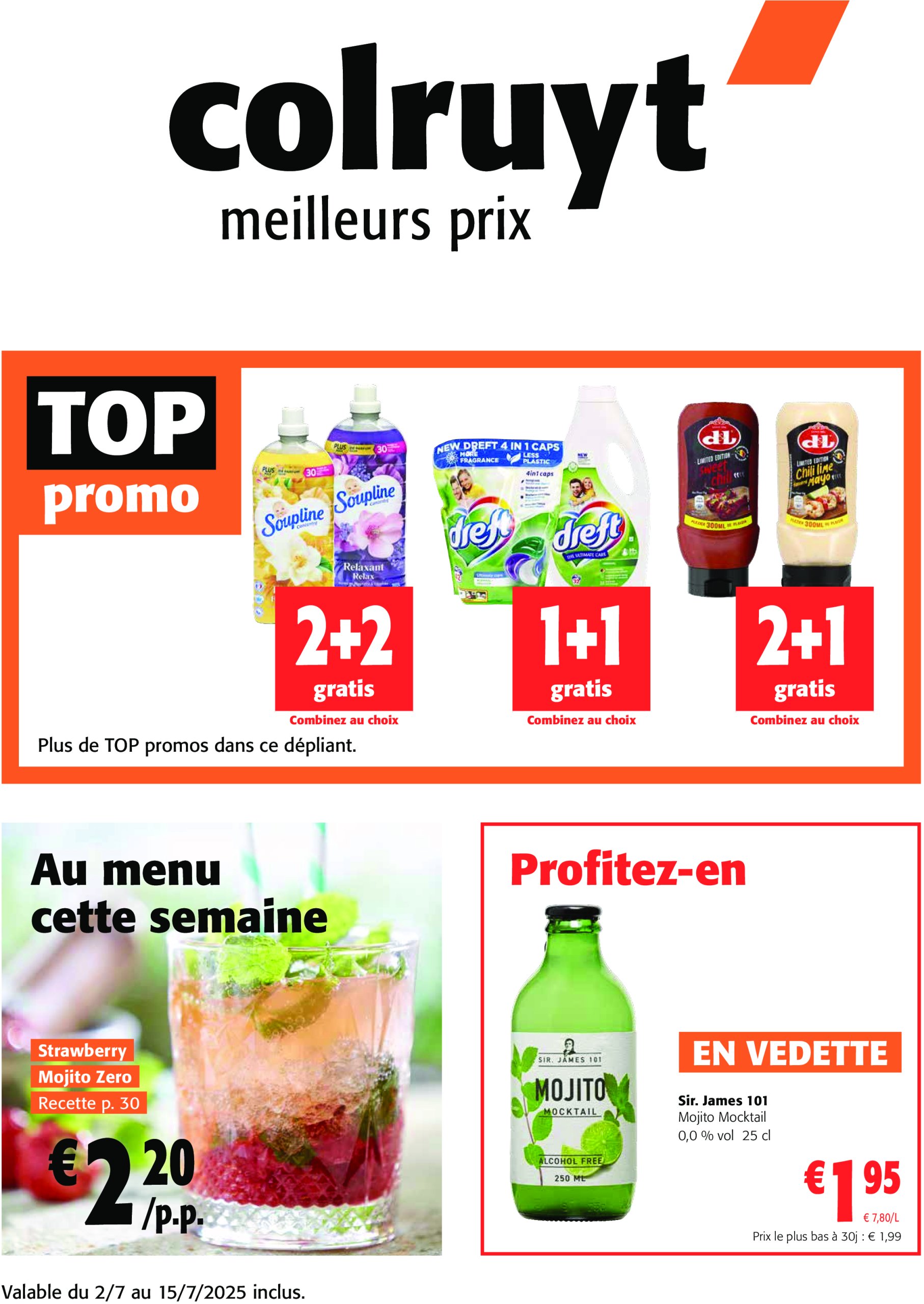 Colruyt folder geldig vanaf 02/07 - 15/07