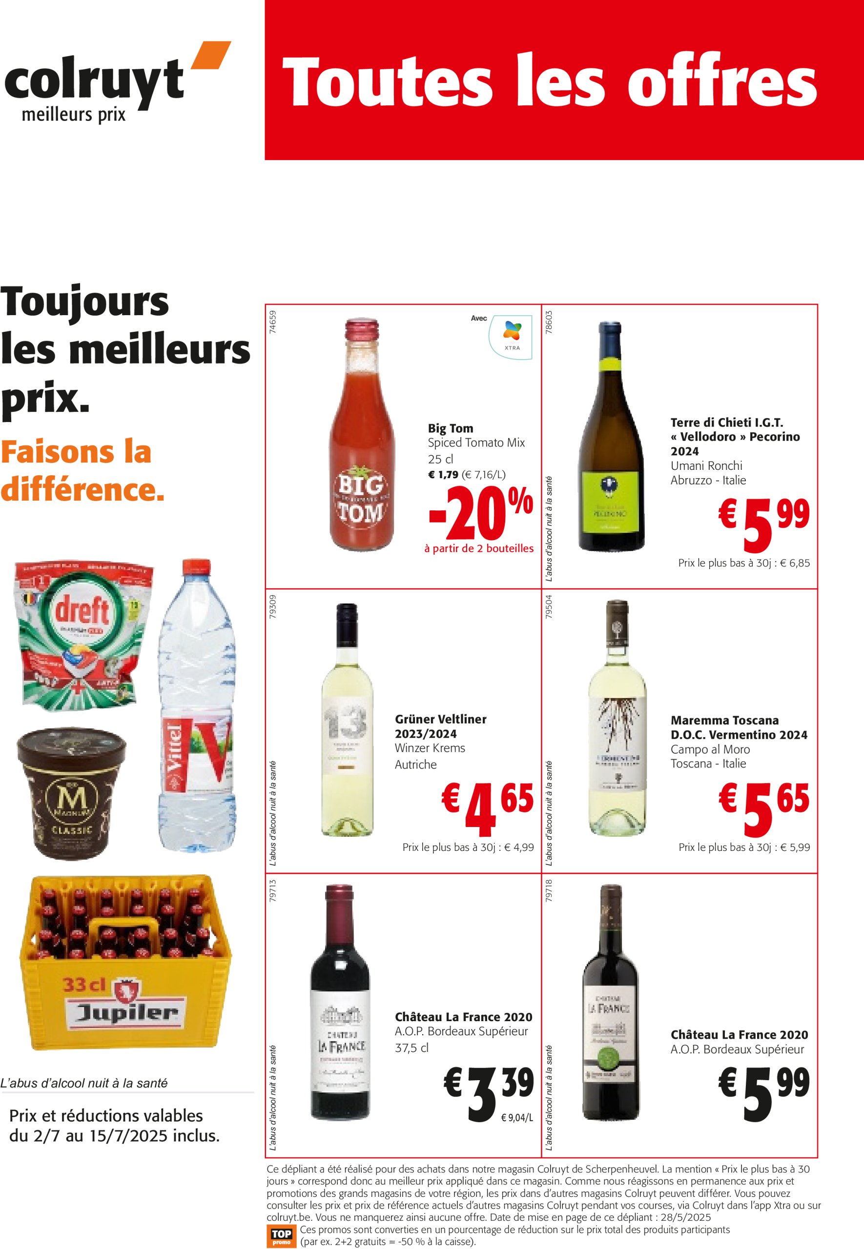 Colruyt - Toutes les offres folder geldig vanaf 02/07 - 15/07