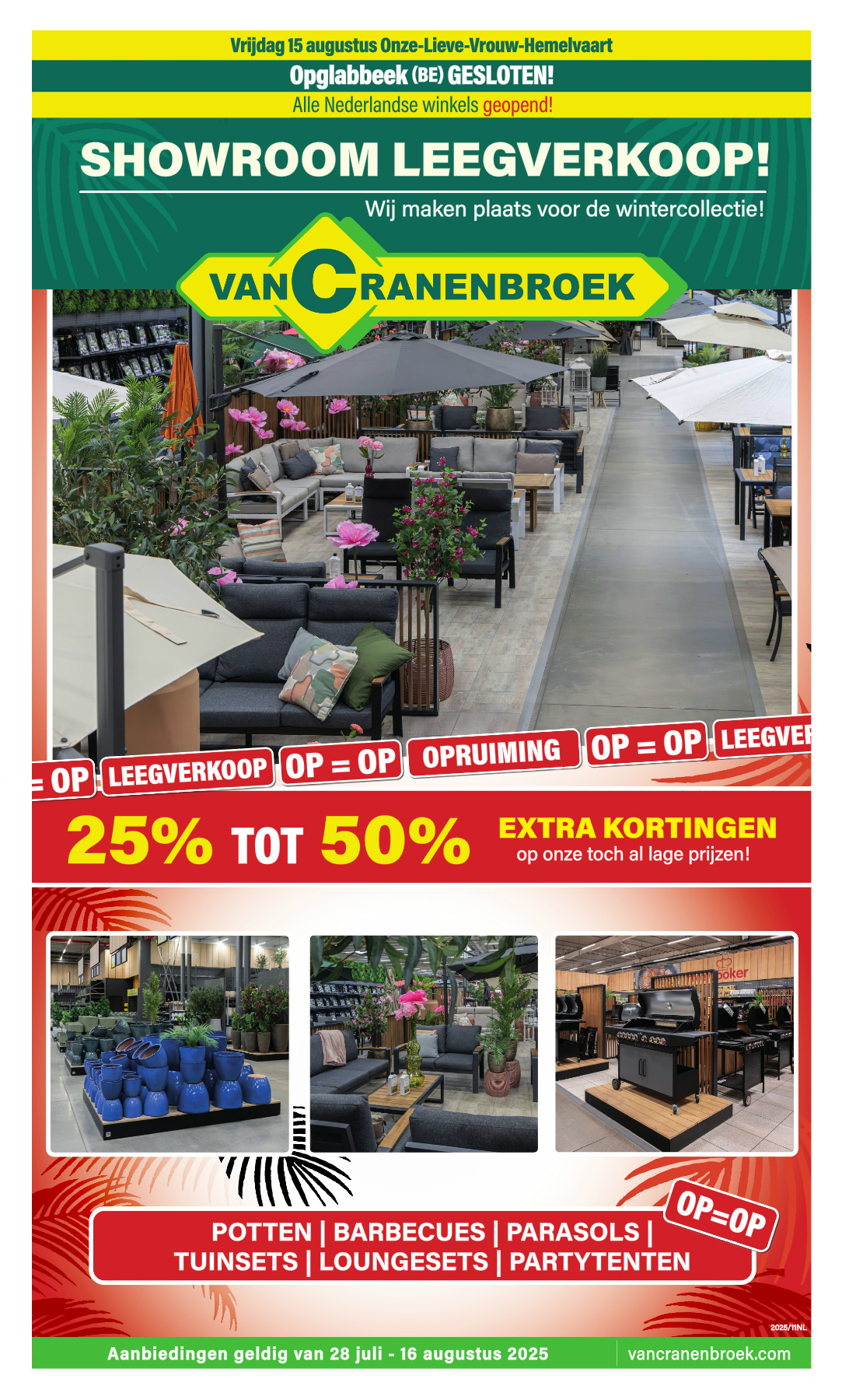 Van Cranenbroek - Nederlands folder geldig vanaf 28/07 - 16/08