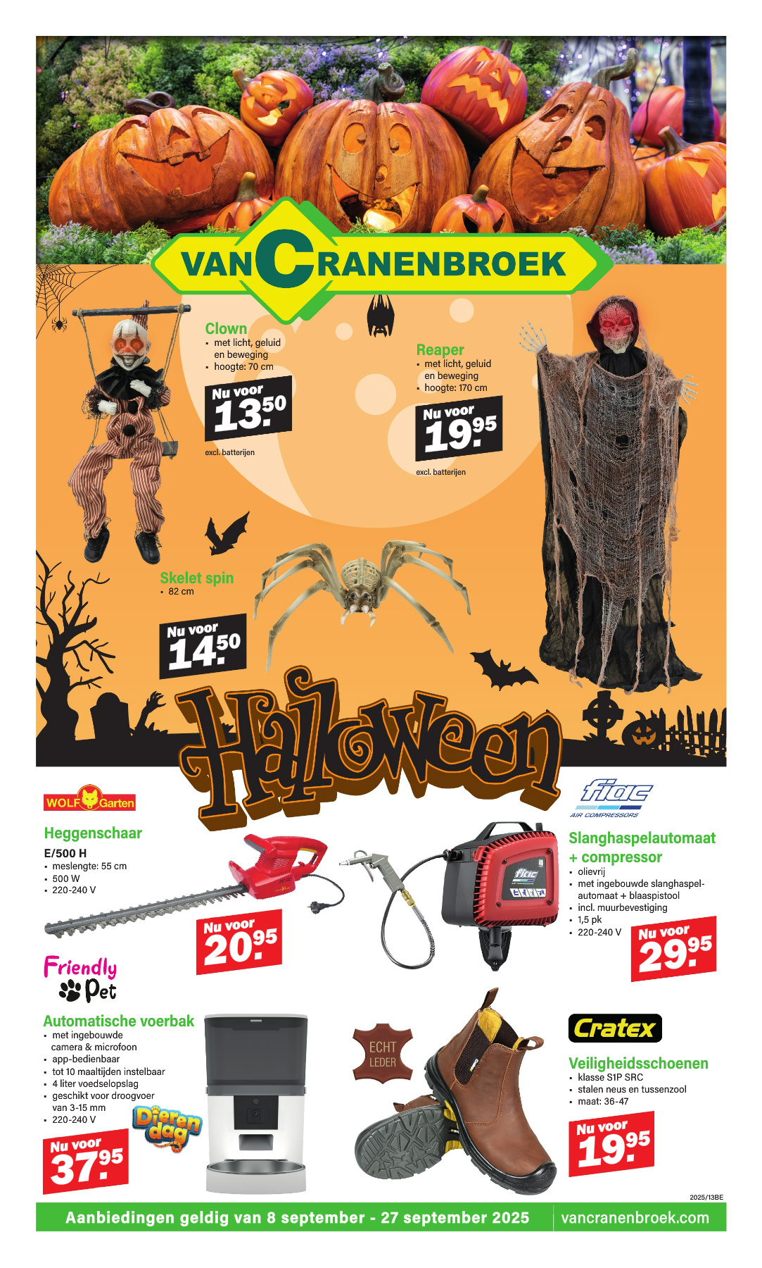 Van Cranenbroek - België folder geldig vanaf 08/09 - 27/09