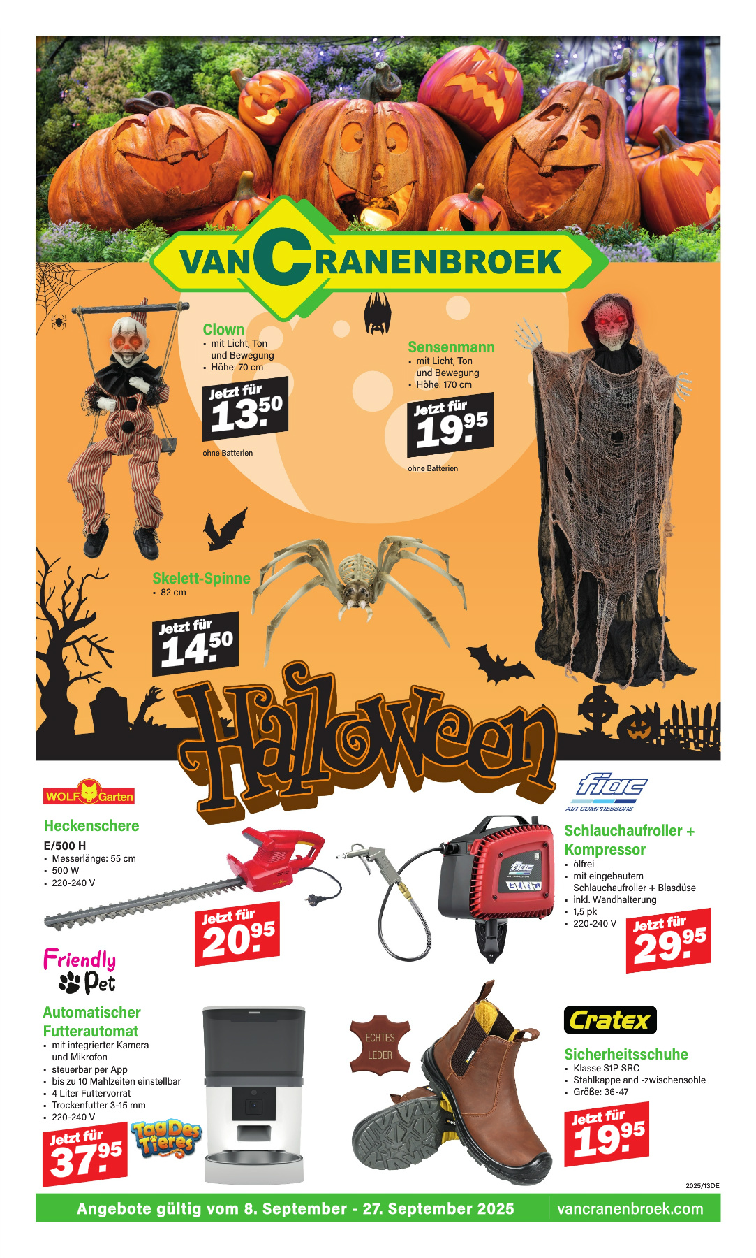 Van Cranenbroek - Duits folder geldig vanaf 08/09 - 27/09