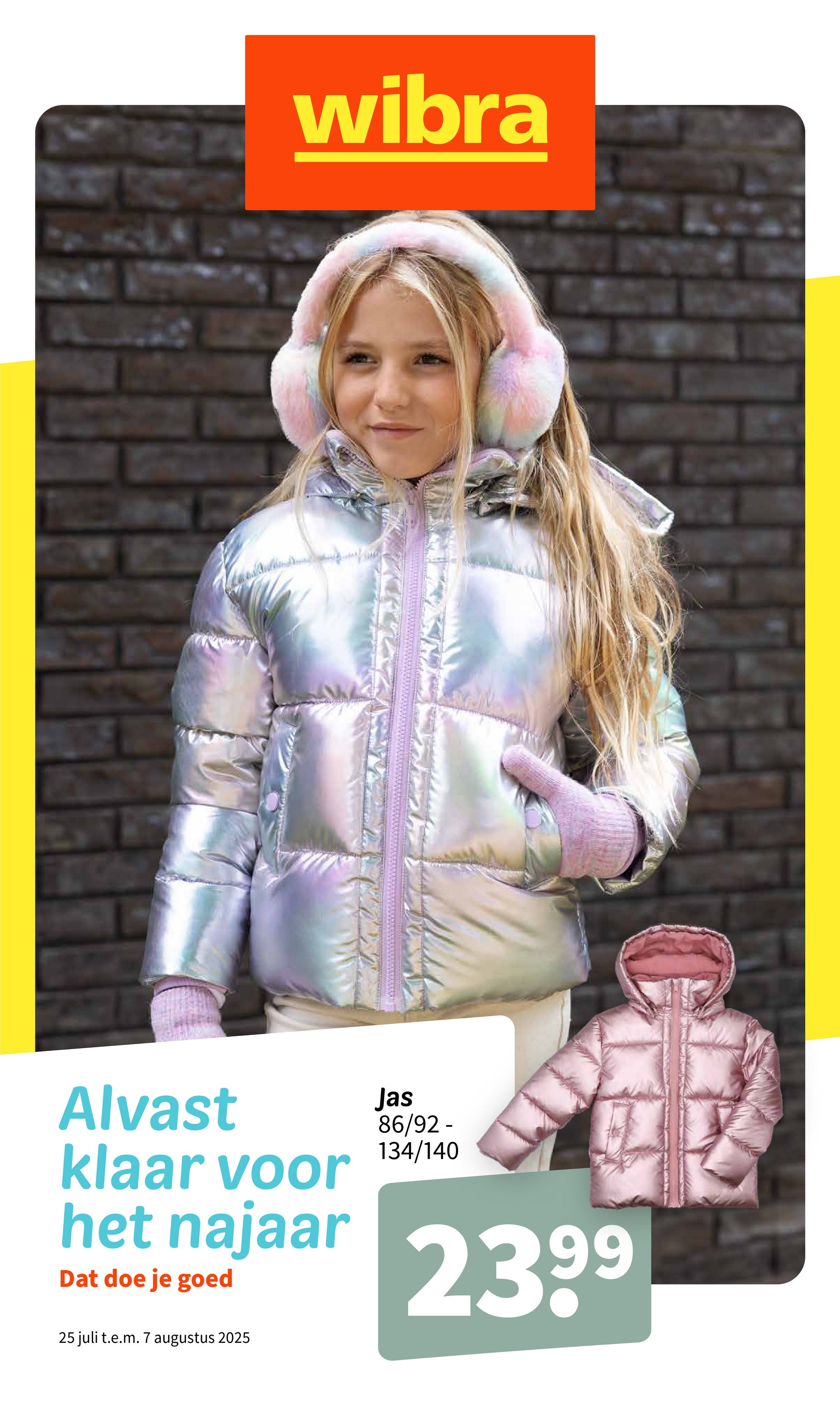 Wibra folder geldig vanaf 25/07 - 07/08