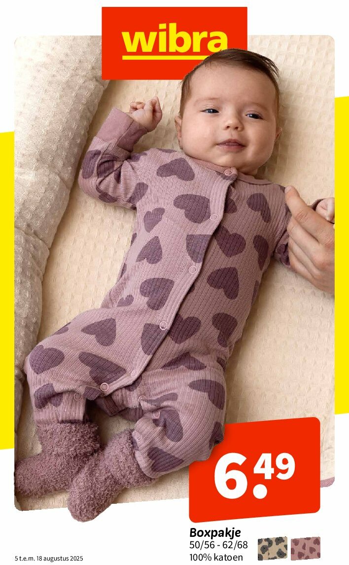 Wibra folder geldig vanaf 05/08 - 18/08