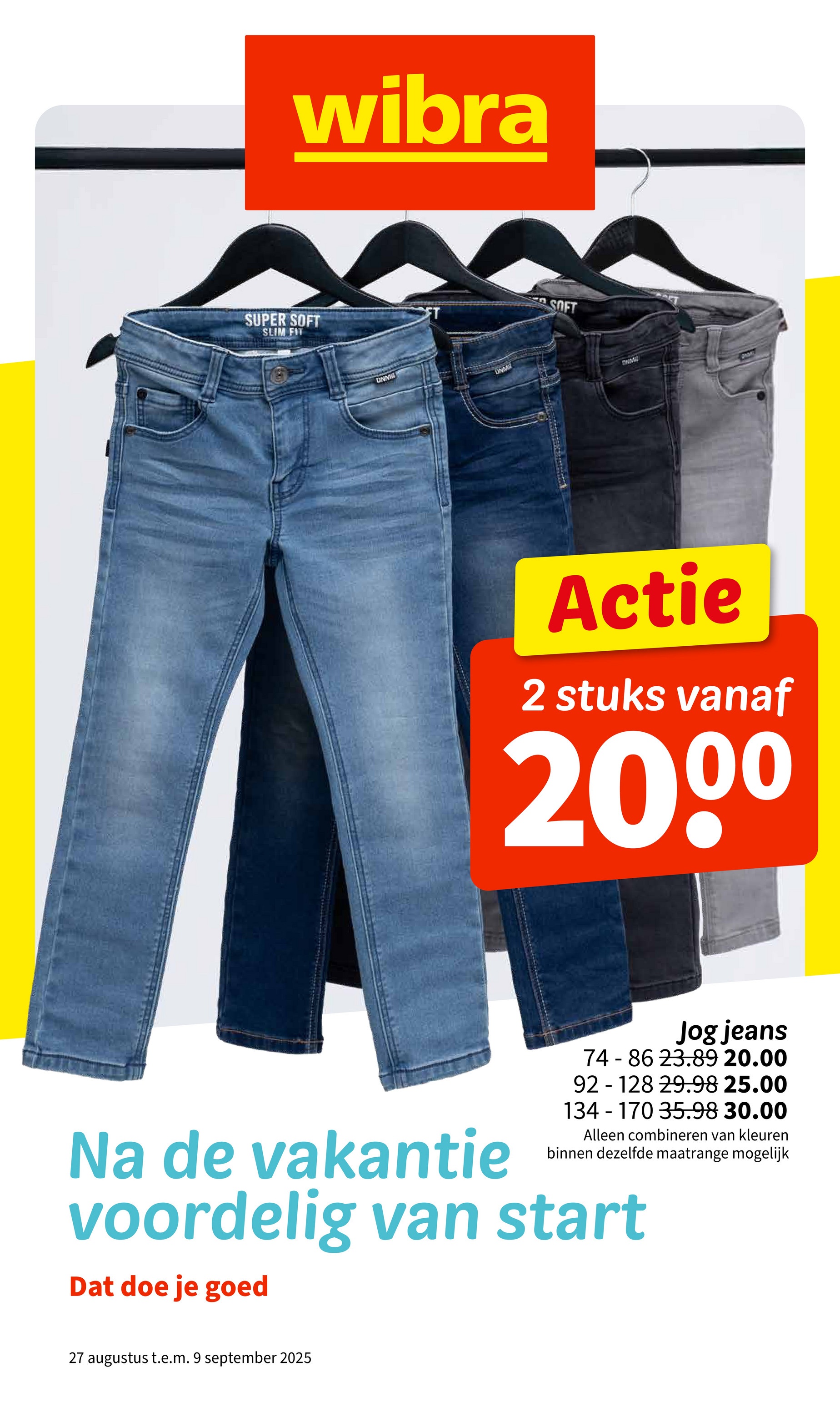Wibra folder geldig vanaf 27/08 - 09/09