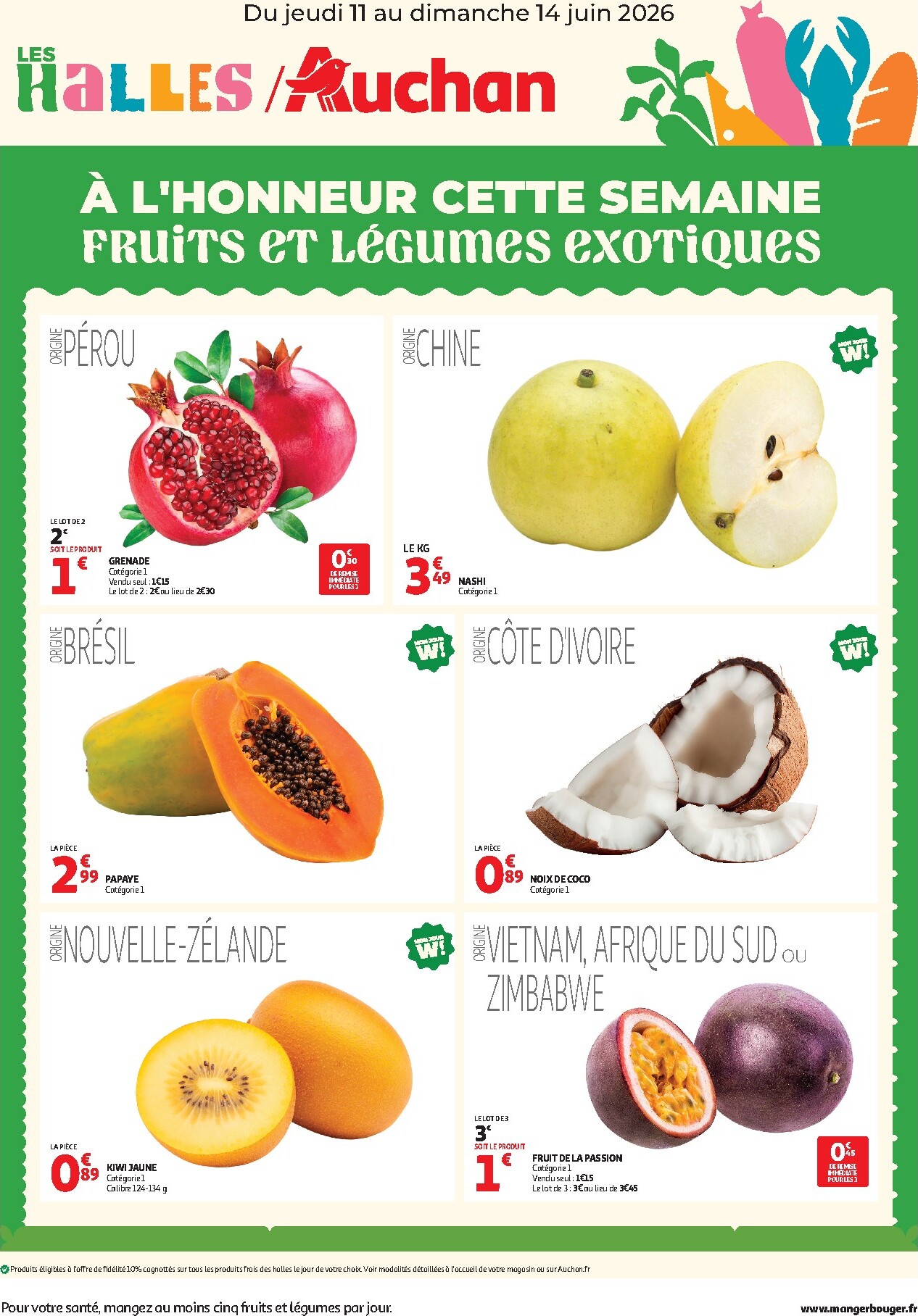 Huidige Auchan - À l'honneur cette semaine folder geldig van donderdag 11/06/2026 tot zondag 14/06/2026