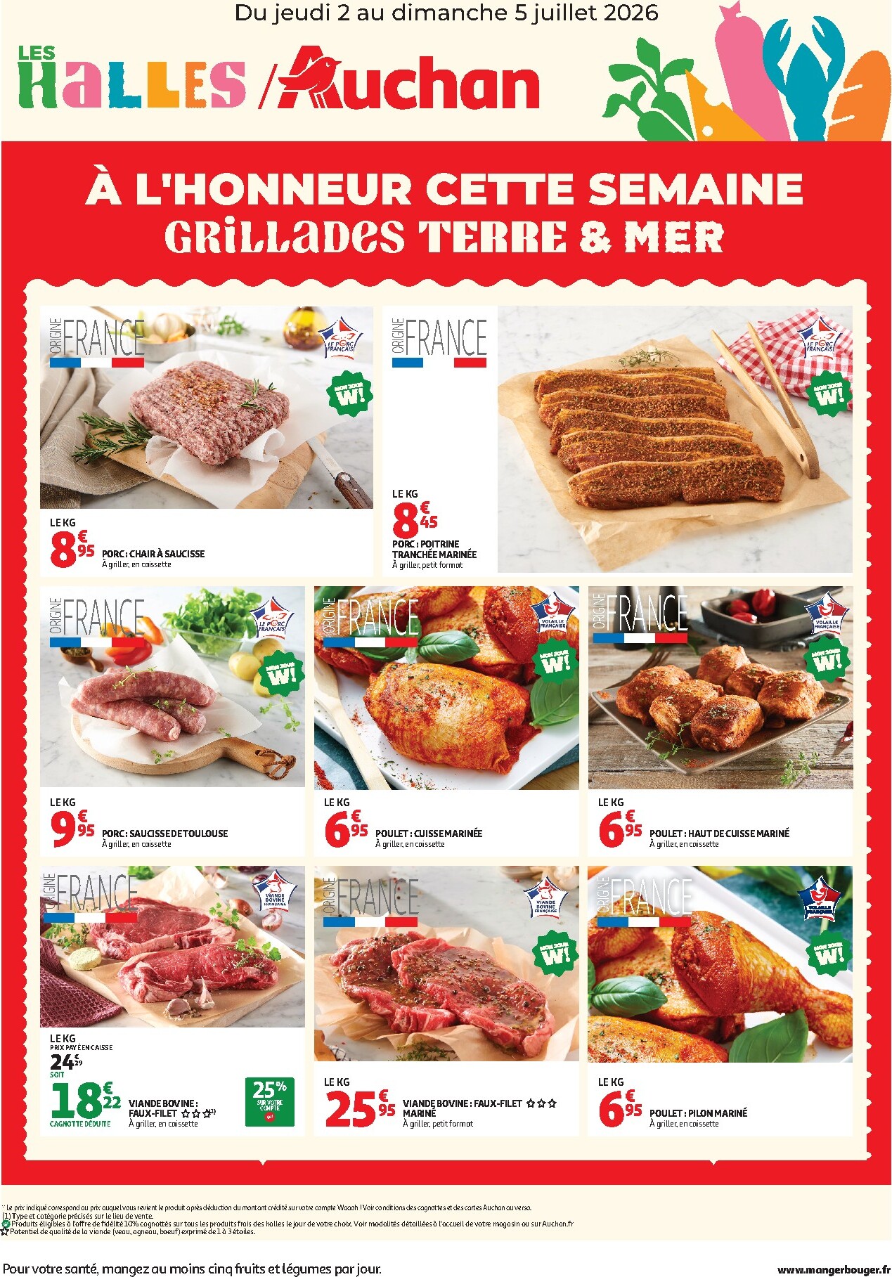 Huidige Auchan - À l'honneur cette semaine ! - Hypermarché folder geldig van donderdag 02/07/2026 tot zondag 05/07/2026