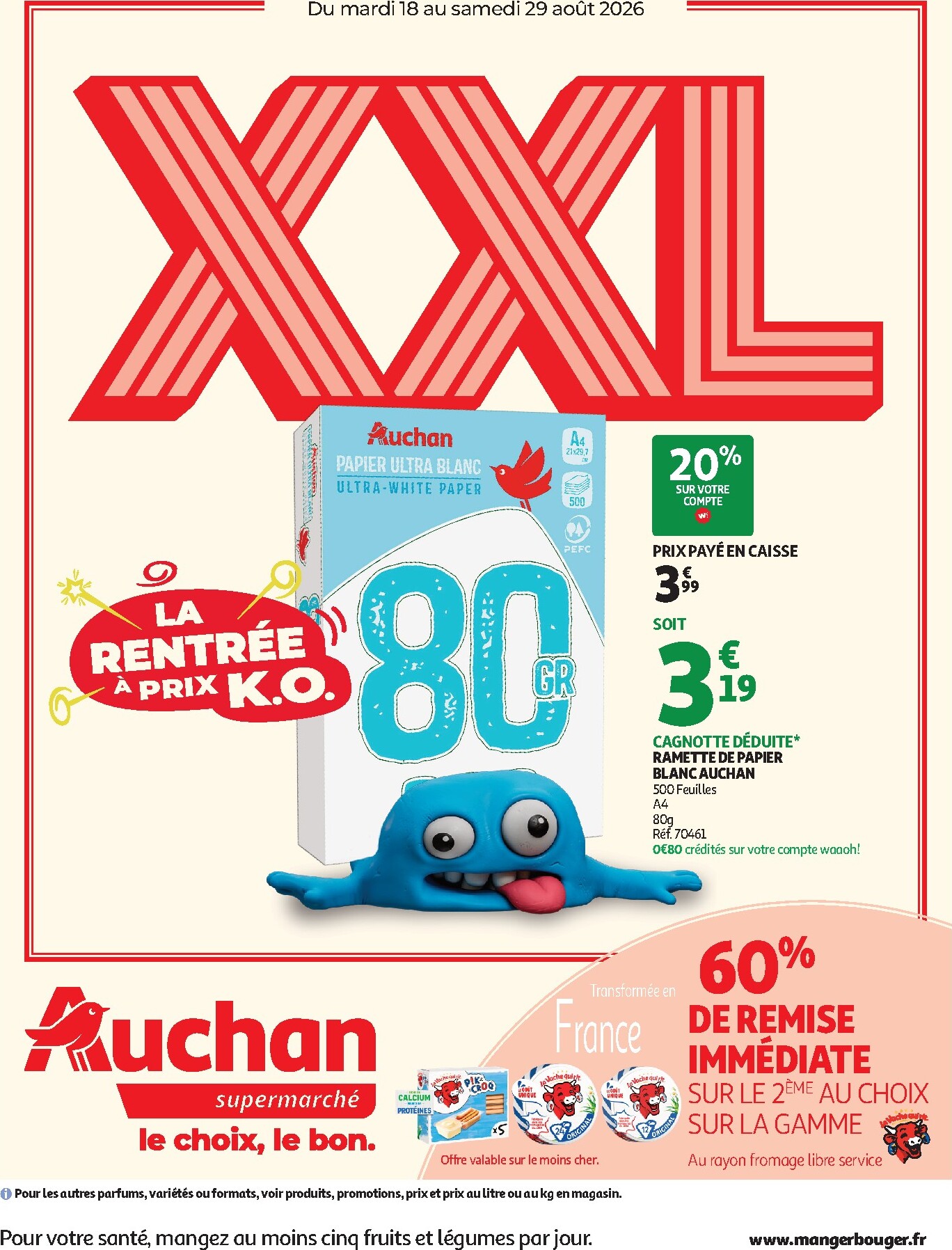Auchan Supermarché folder voor volgende week van dinsdag 18/08/2026 tot zaterdag 29/08/2026
