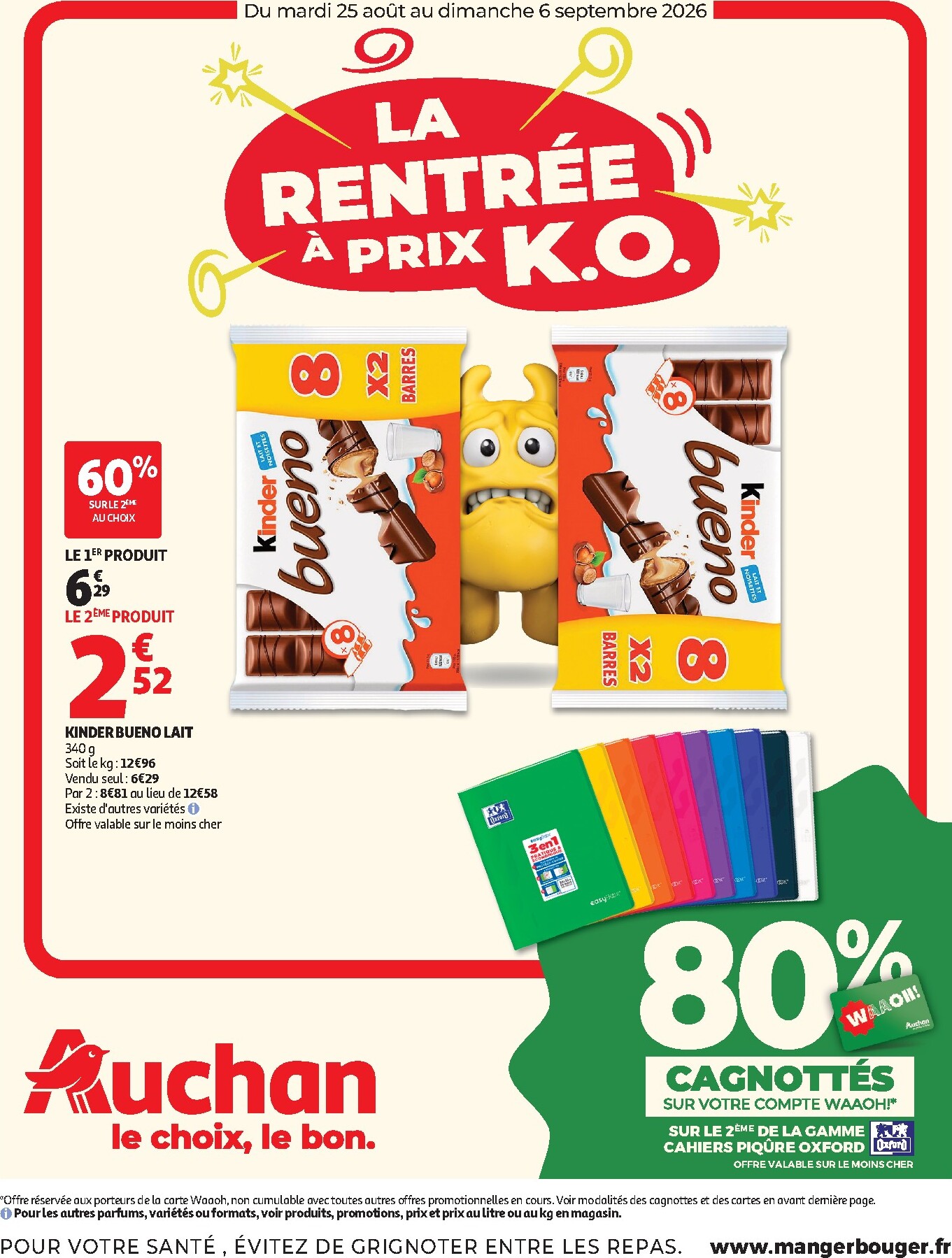 Auchan folder voor volgende week van dinsdag 25/08/2026 tot zondag 06/09/2026