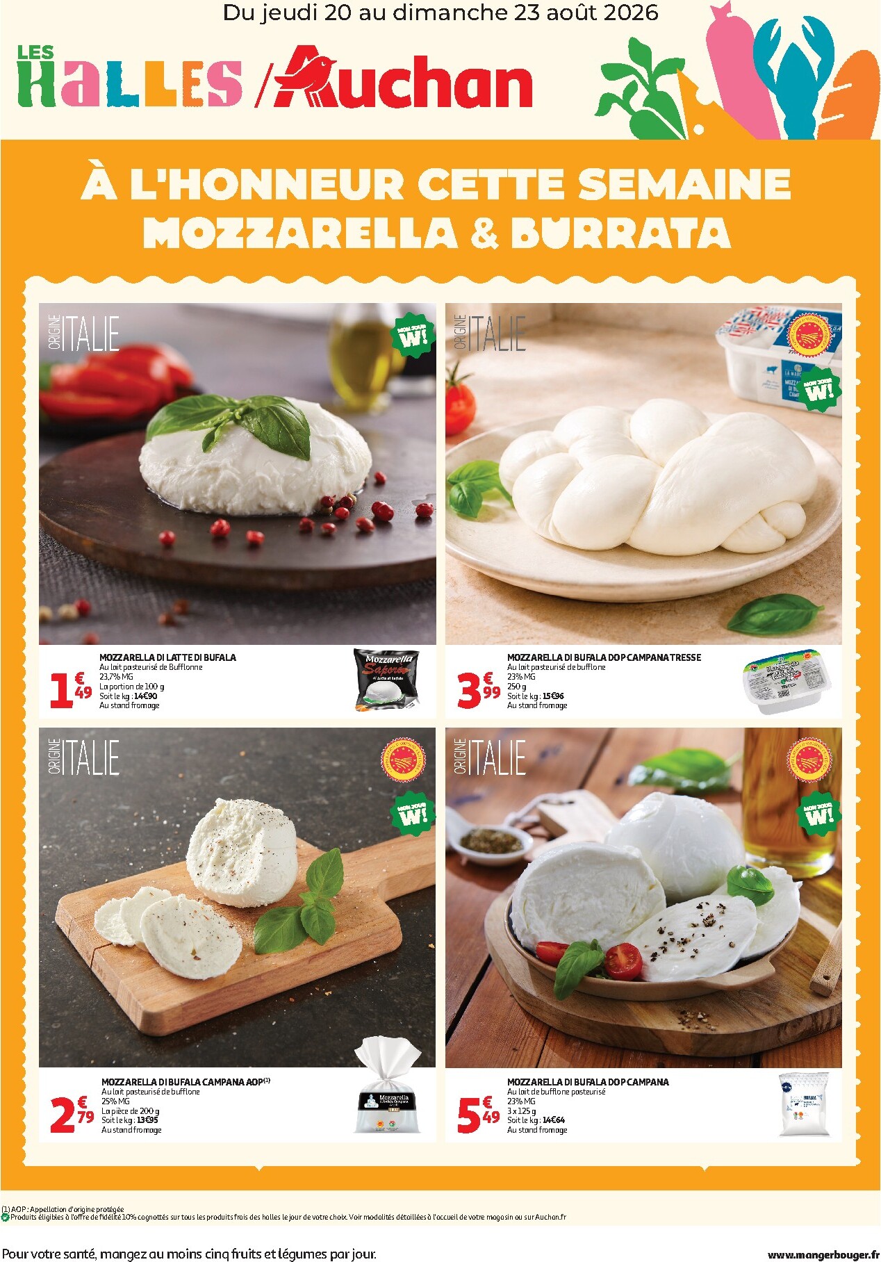 Huidige Auchan - Bons plans du week end - Hypermarché folder geldig van donderdag 20/08/2026 tot zondag 23/08/2026