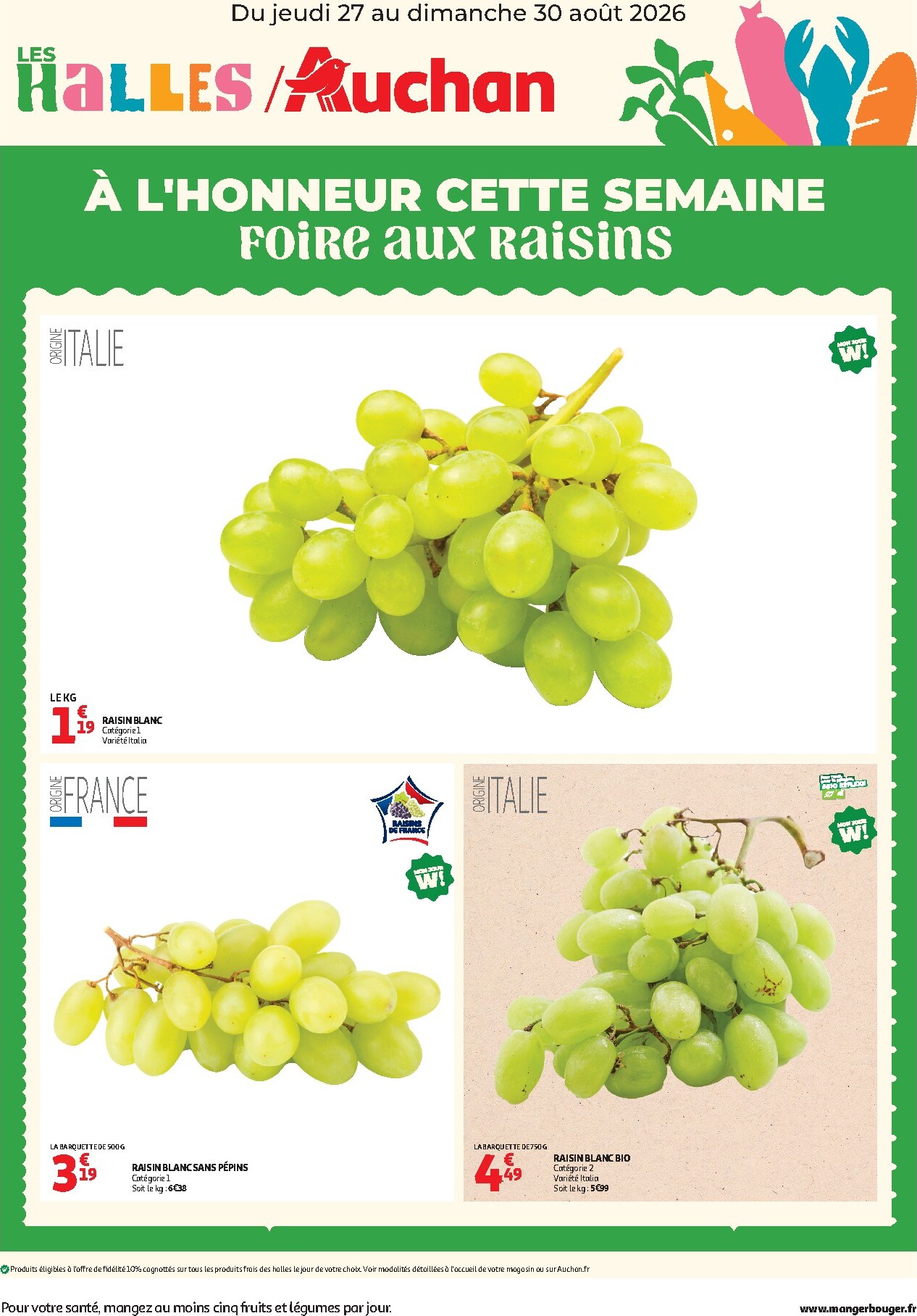 Huidige Auchan - À l'honneur cette semaine - Hypermarché folder geldig van donderdag 27/08/2026 tot zondag 30/08/2026