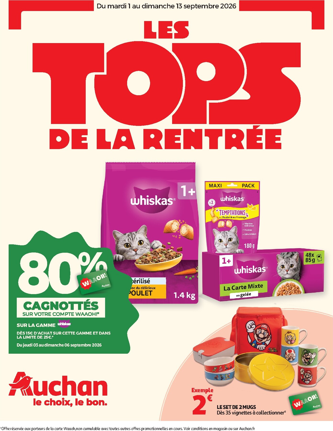 Auchan folder voor volgende week van dinsdag 01/09/2026 tot zondag 13/09/2026